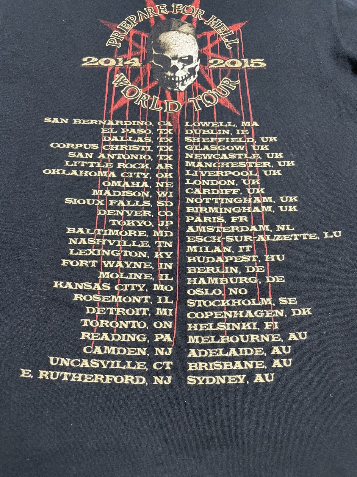 Band Tees Slipknot 2014 Prepare For Hell World Tour Rock Band T-Shirt Size US S / EU 44-46 / 1 - 16 Thumbnail