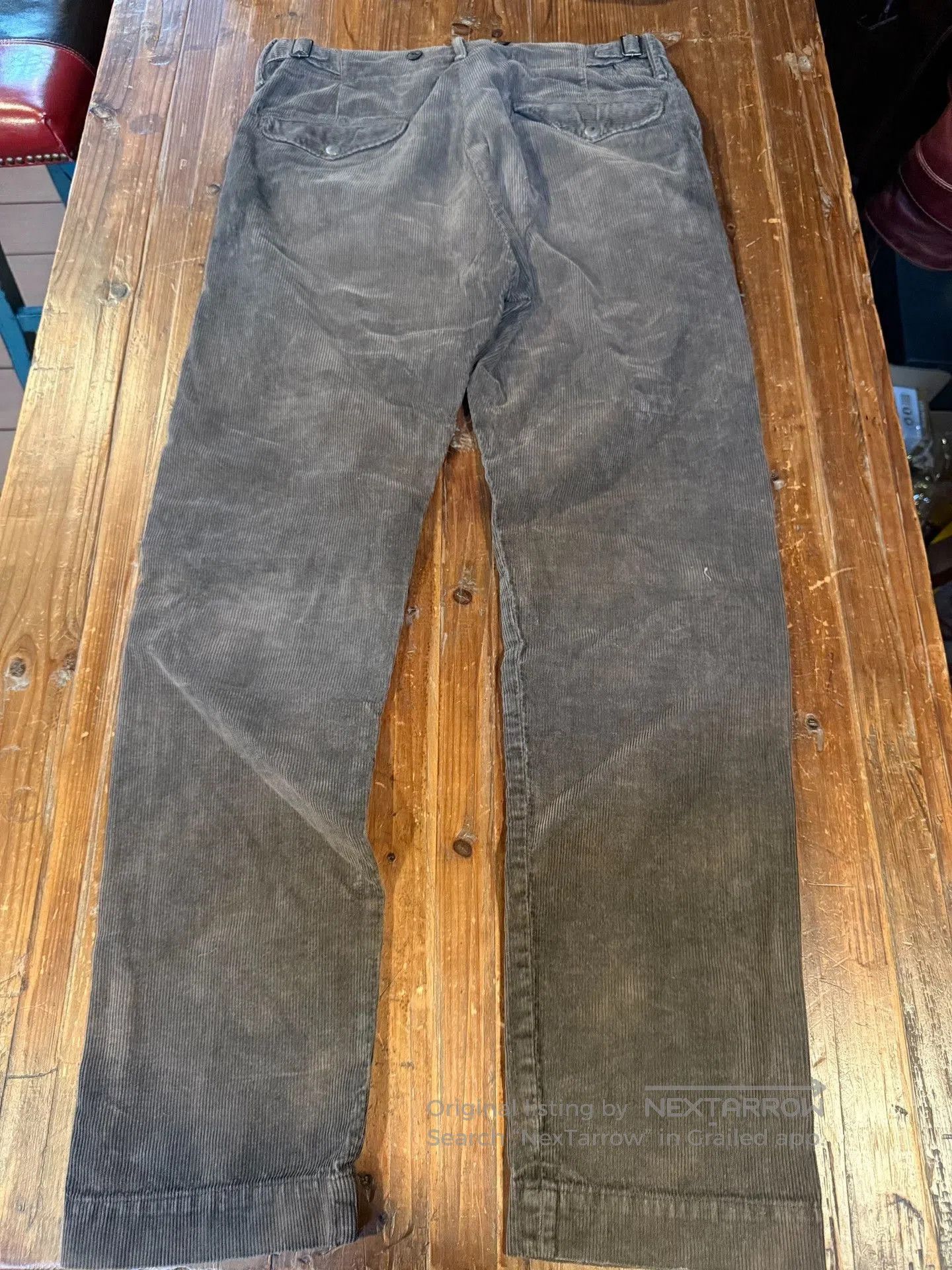 RRL Ralph Lauren RRL Dark Brown Corduroy Cargo Pants. Size US 31 - 2 Thumbnail