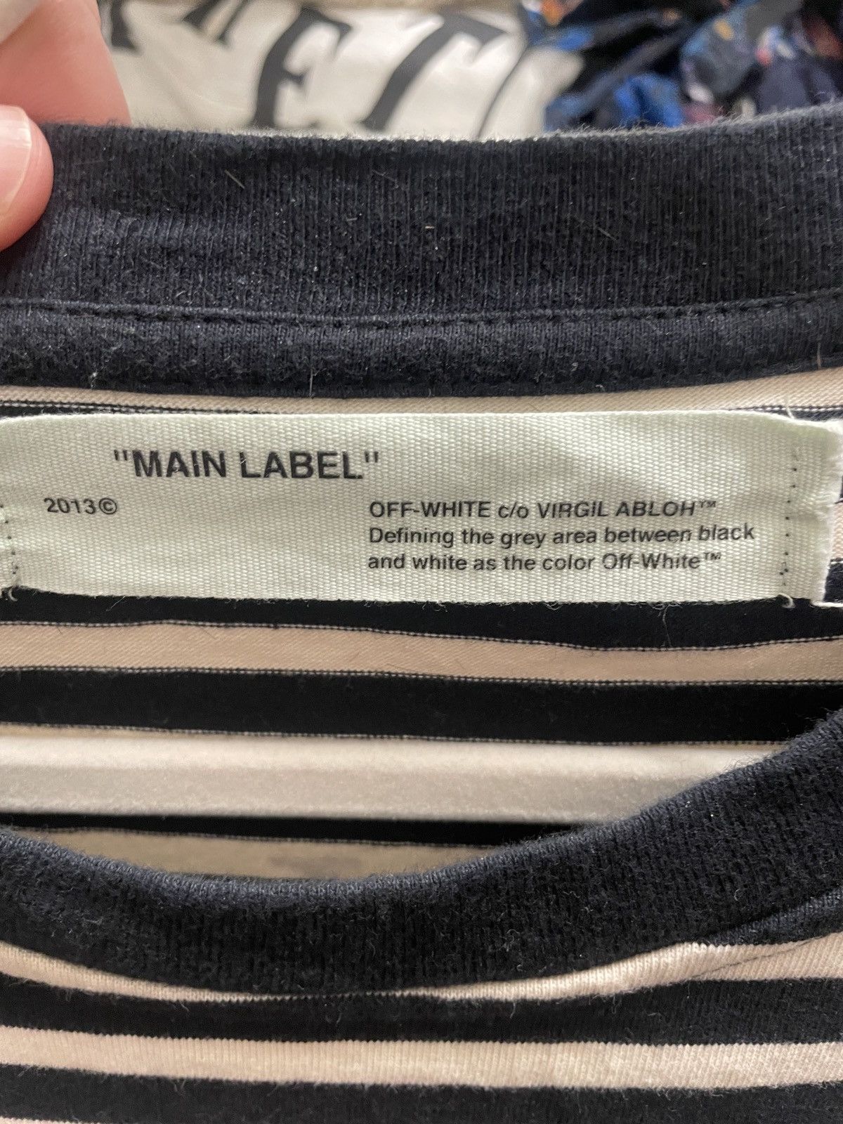 Off-White Off White Mirror Mirror long sleeve shirt fits like Large Size US M / EU 48-50 / 2 - 5 Thumbnail