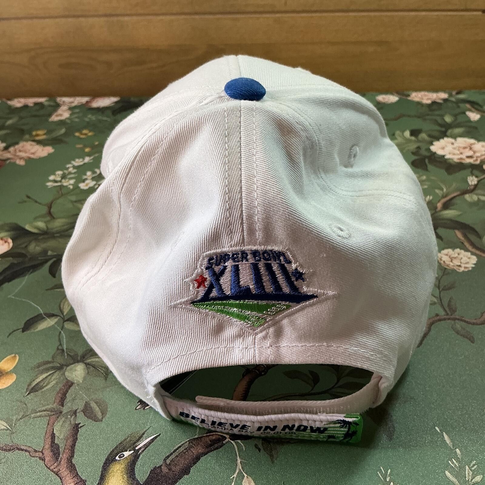 Reebok Reebok Hat White NFL Cardinals Steelers Tampa 2009 Strapback Size ONE SIZE - 3 Thumbnail