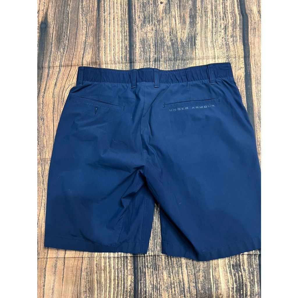 Under Armour Under Armour Men's Navy Blue Heat Gear Sweat Shorts Size 34 Size US 34 / EU 50 - 3 Thumbnail