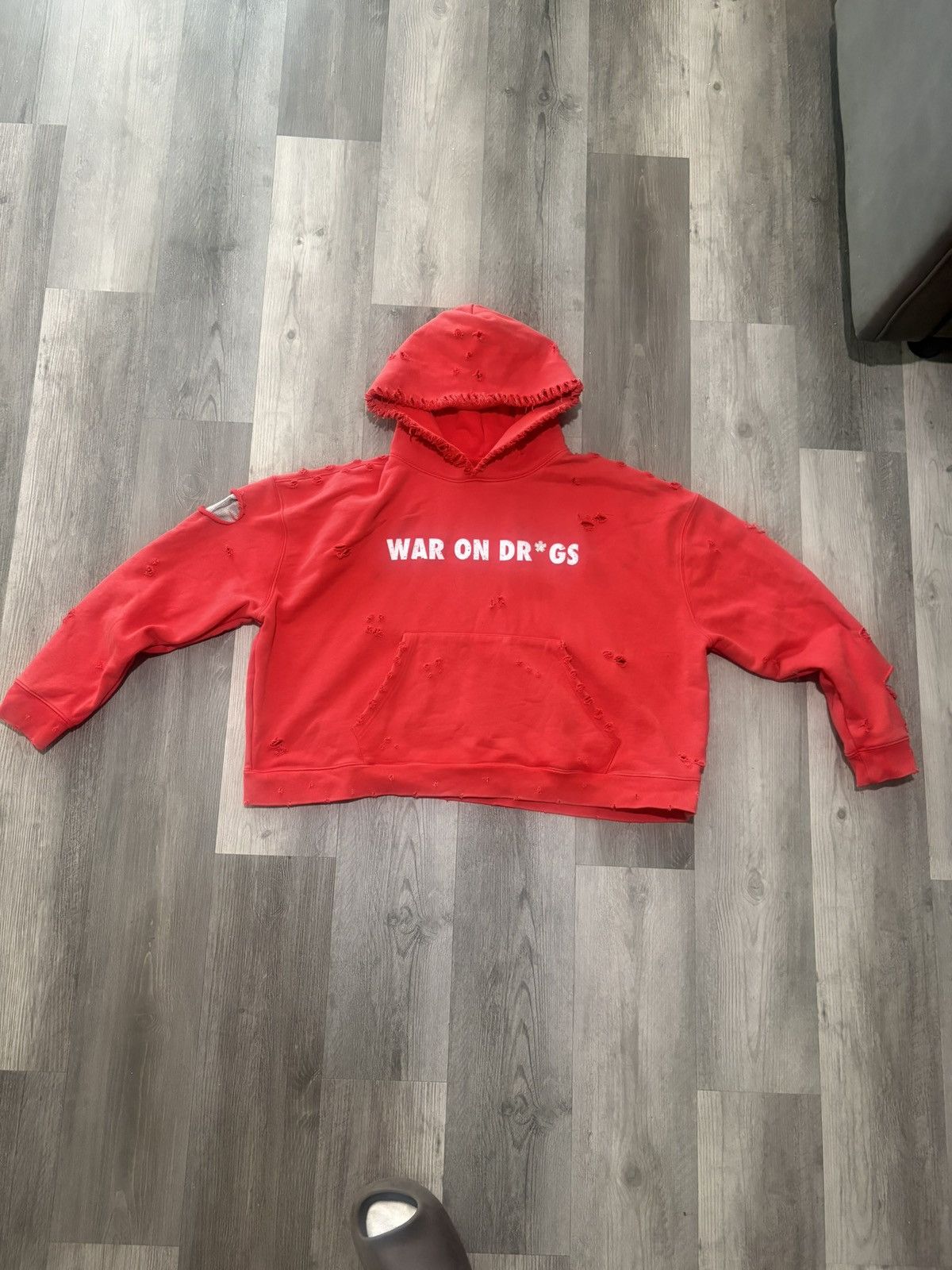 Other 1of1 “WAR ON DRUGS” Distressed Hoodie Size US L / EU 52-54 / 3 - 1 Thumbnail
