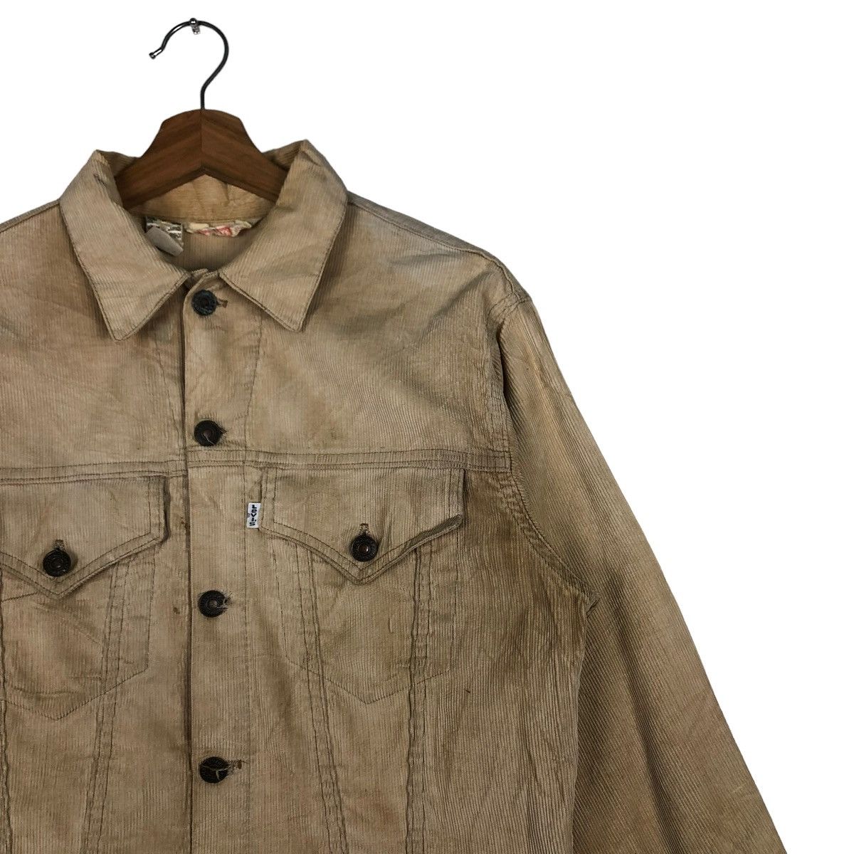 Levi's 🔥80’s Vintage Trucker Corduroy Jacket Levi’s Made in USA Size US S / EU 44-46 / 1 - 6 Thumbnail