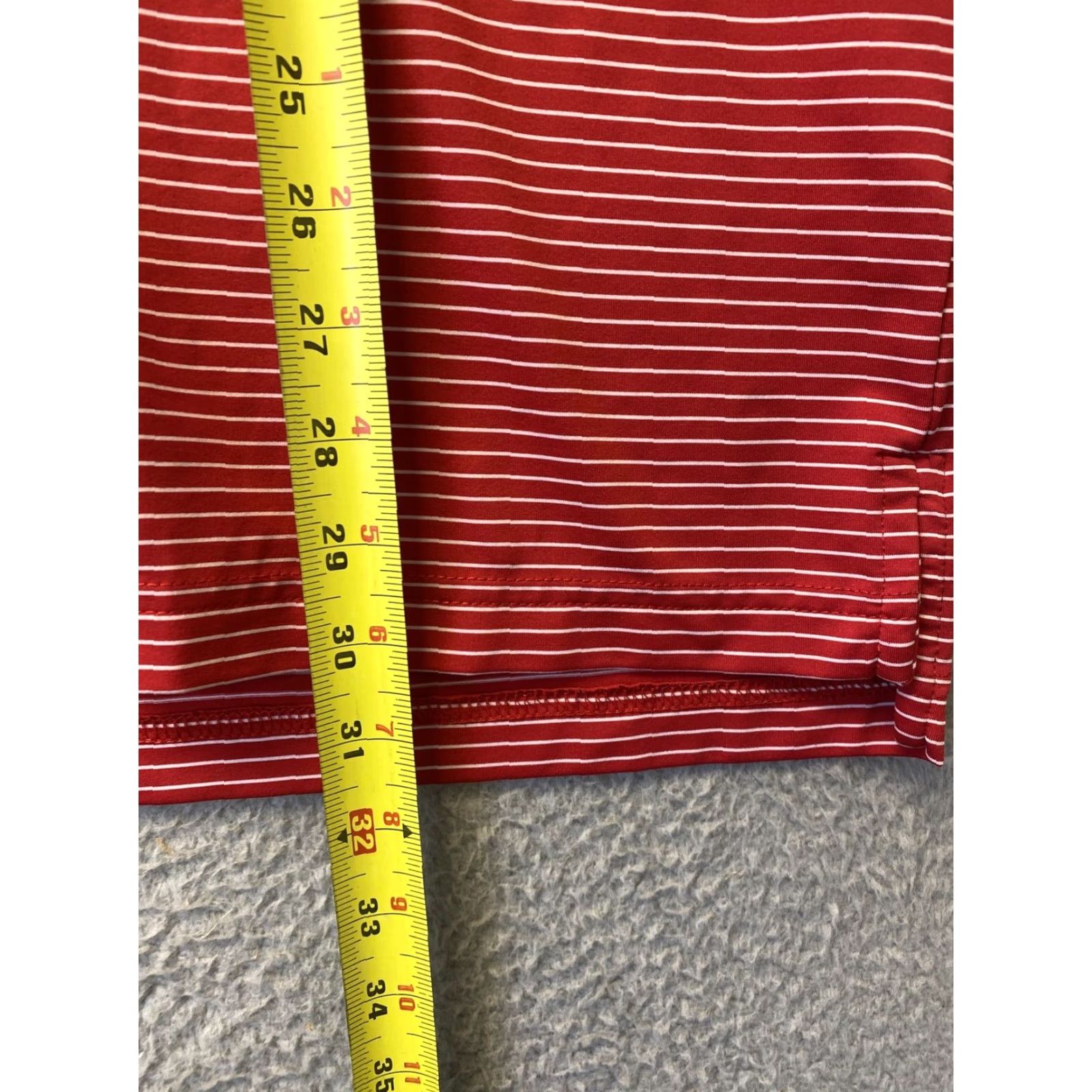 Vintage Walter Hagen Polo Shirt Mens XL Red Short Sleeve Striped Golf Activewear /62-62 Size US XL / EU 56 / 4 - 7 Thumbnail