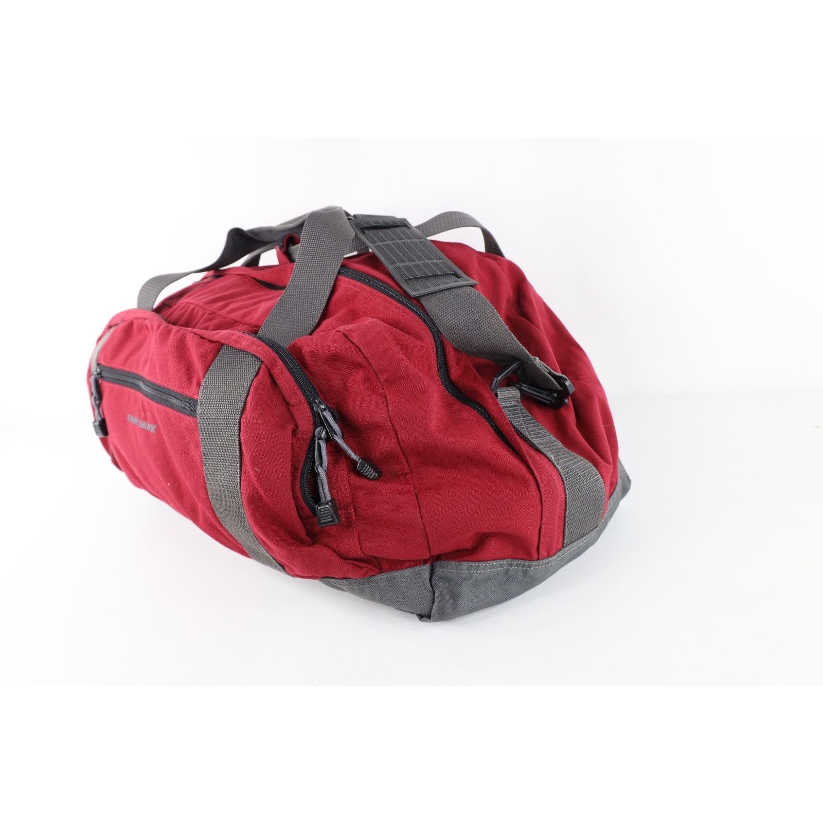 Eddie Bauer Vintage Eddie Bauer Distressed Spell Out Handled Duffel Bag Size ONE SIZE - 4 Thumbnail