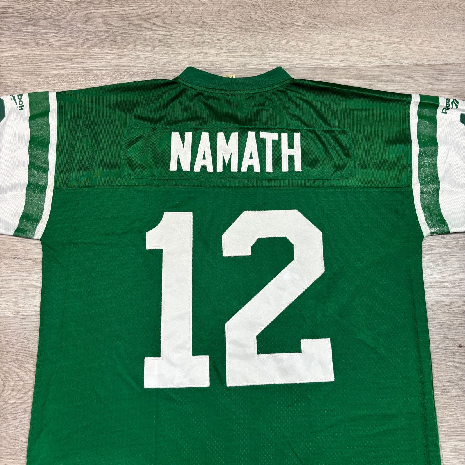 NFL × Reebok NFL Reebok Throwbacks 1968 NY Jets Joe Namath #12 Jersey XL Size US XL / EU 56 / 4 - 5 Thumbnail