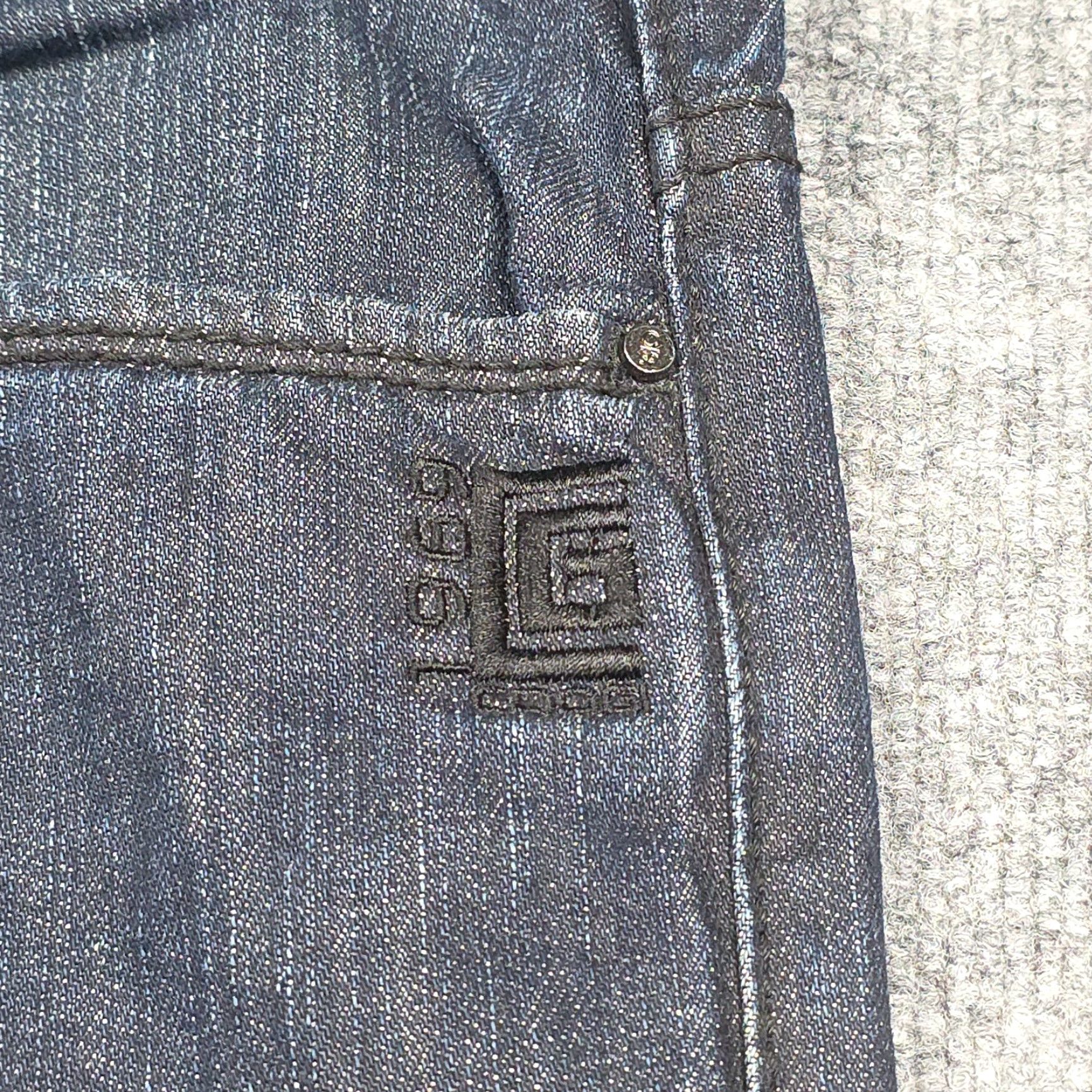 Coogi VINTAGE COOGI Jeans Baggy Wide Leg Men's 36 x 34 Dark Wash Y2K Hip Hop Leather Cotton Denim Logo Embroidered Pockets Mens Size US 36 / EU 52 - 5 Thumbnail