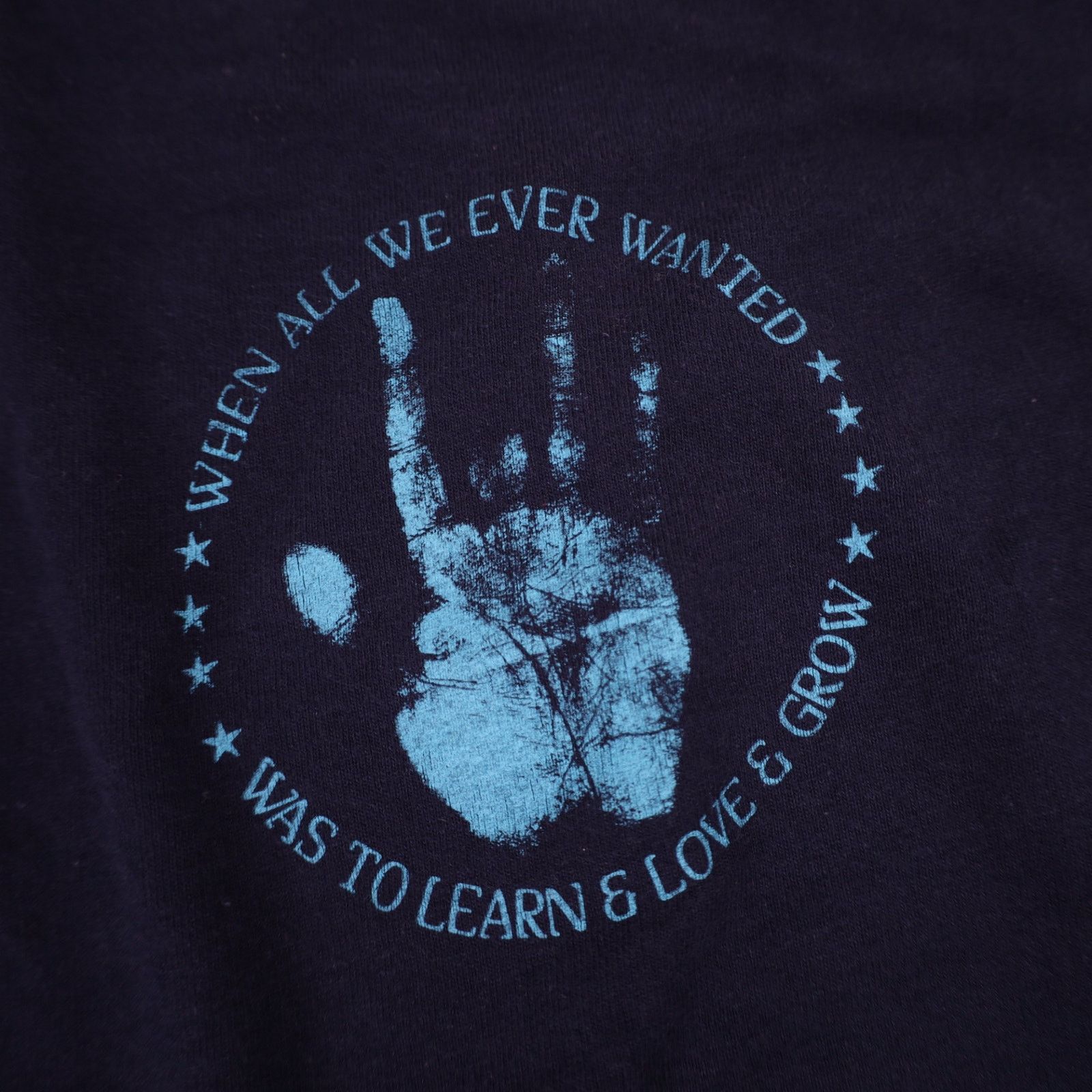 Grateful Dead × Vintage Vintage Jerry Garcia Banjo Hand Logo Graphic T Shirt Size US S / EU 44-46 / 1 - 12 Thumbnail