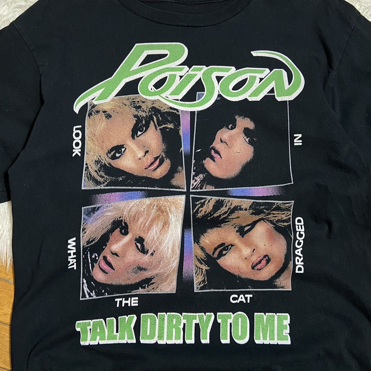Band Tees 📌 Vintage Poison Talk To Me Dirty Band Tee Size US M / EU 48-50 / 2 - 2 Thumbnail