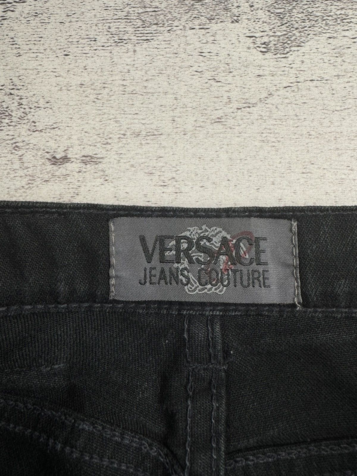 Versace Jeans Couture Versace Couture W27 Size 41 Women’s Straight Black Vintage Denim Jeans Trousers Size 27" / US 4 / IT 40 - 16 Thumbnail