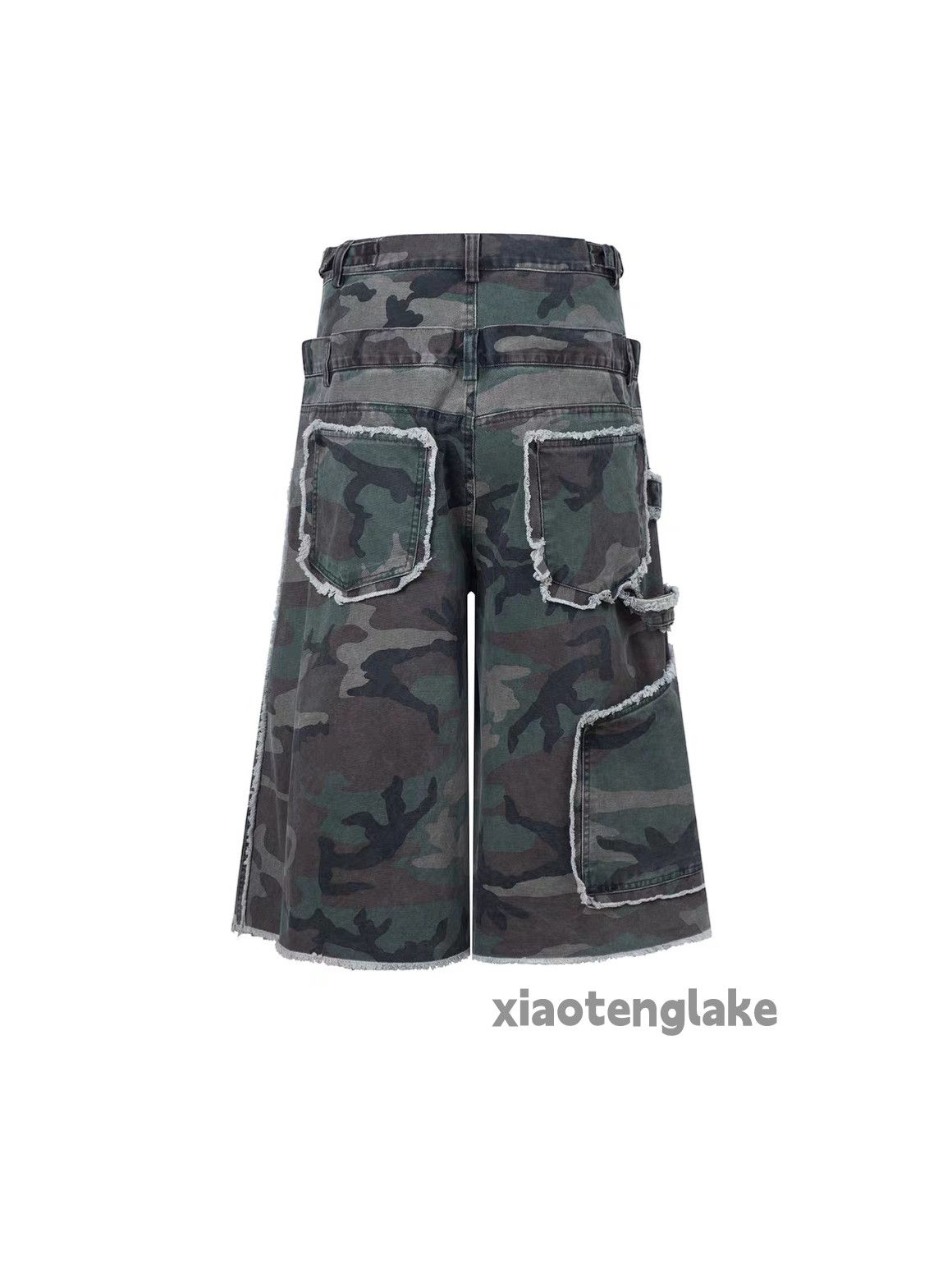 Vintage xtl kapital carhartt style outdoor loose flared cargo shorts Size US 28 / EU 44 - 9 Thumbnail