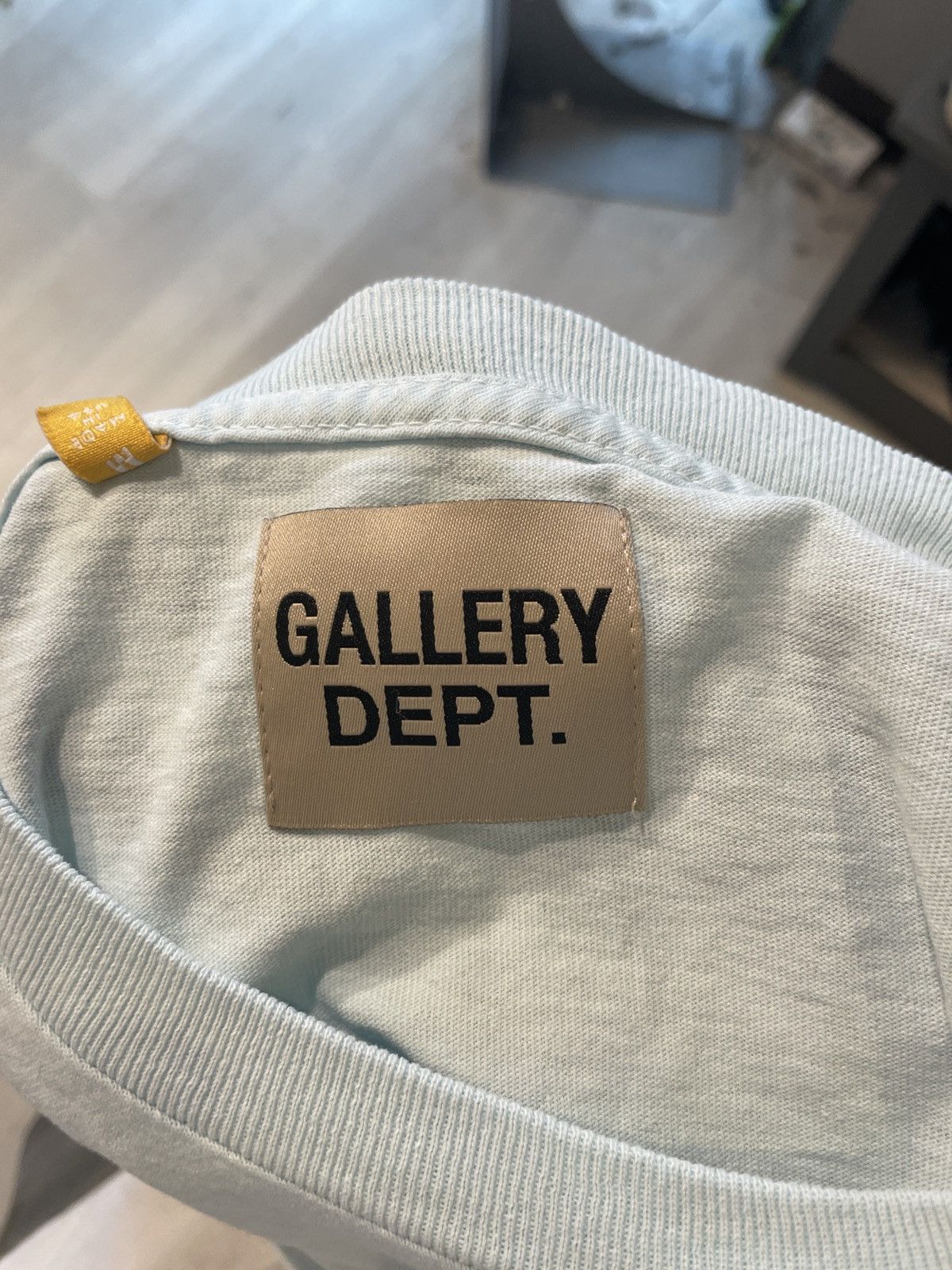 Gallery Dept. Gallery Dept. Souvenir T-Shirt Baby Blue Paint M Size US M / EU 48-50 / 2 - 3 Thumbnail