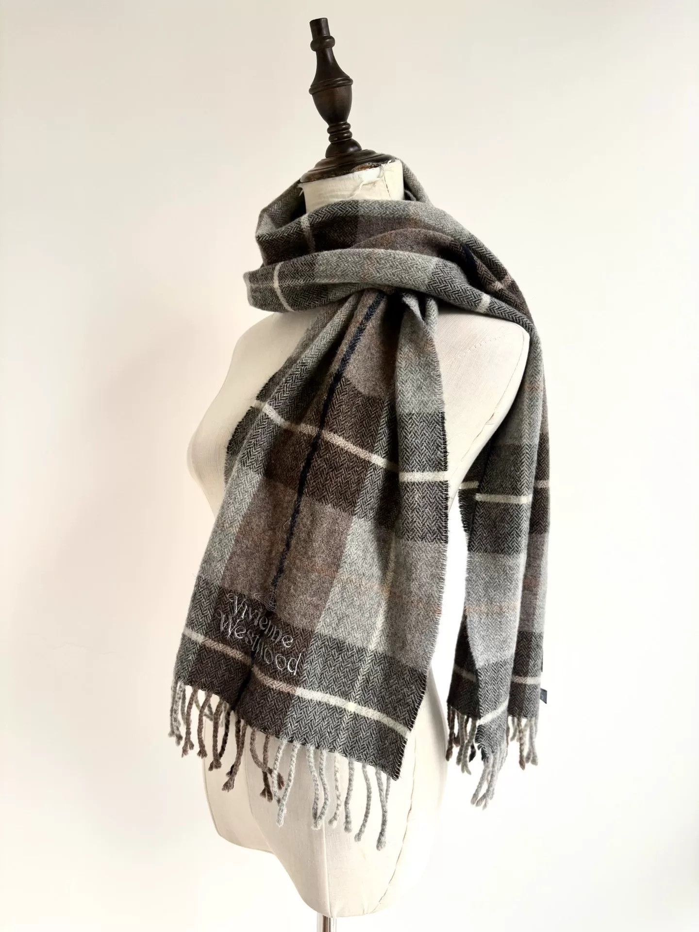 Vivienne Westwood Vivienne Westwood Houndstooth Scarf Size ONE SIZE - 1 Thumbnail