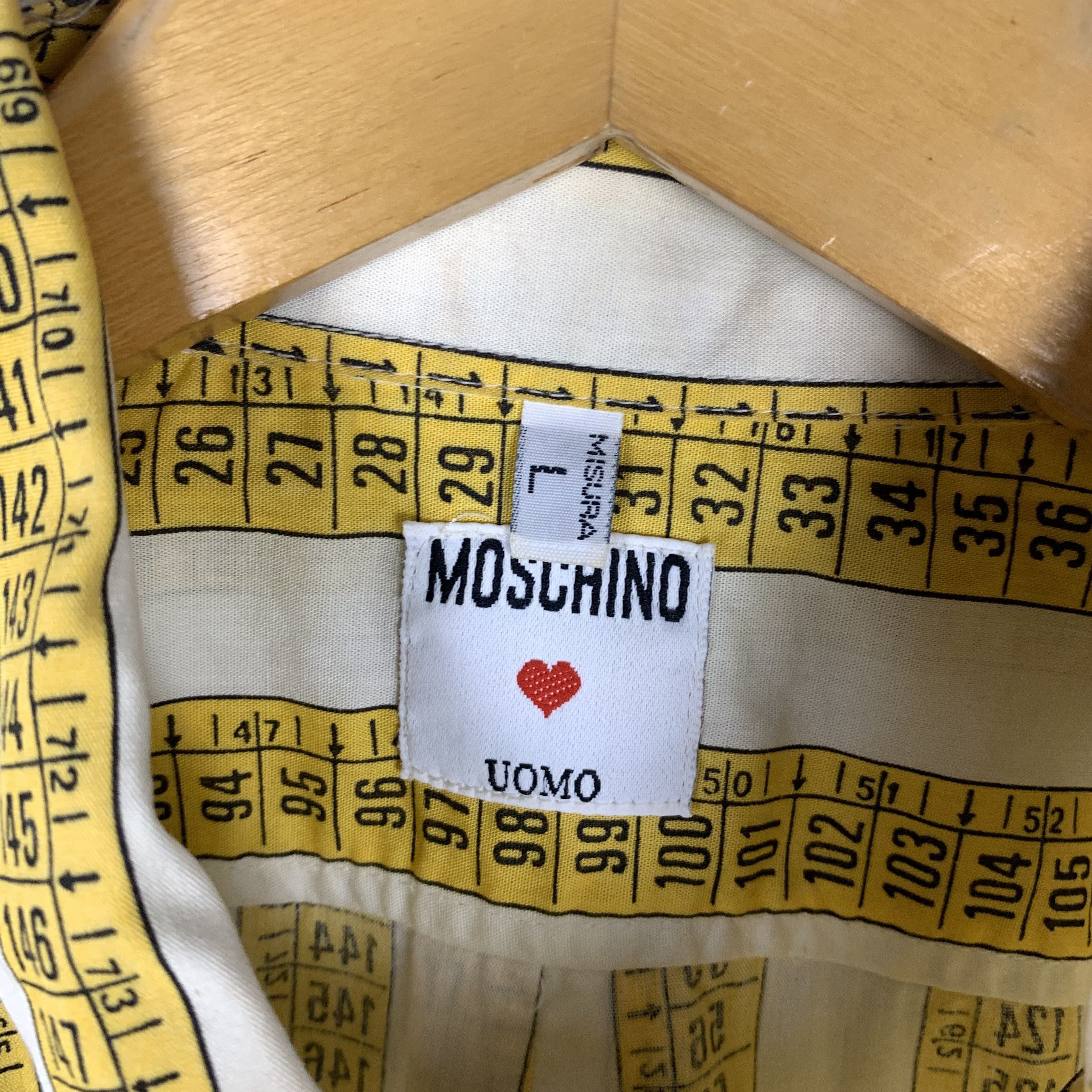 Moschino Vintage Moschino Measure Tape Ruler Tailor Shirt Size US L / EU 52-54 / 3 - 5 Thumbnail