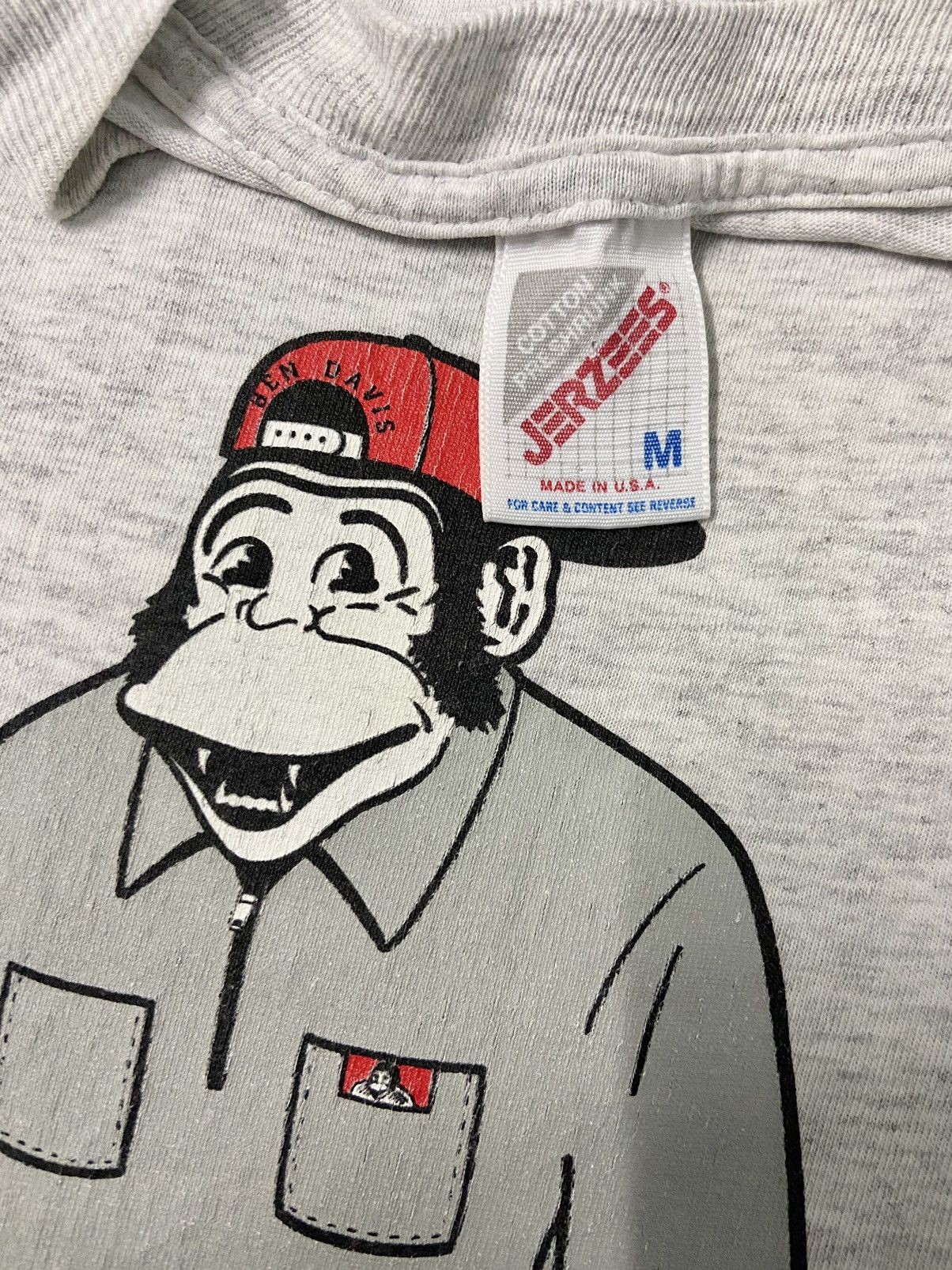 Ben Davis × Vintage Vintage 90s Ben Davis Mirror Print Jerzees Tshirt Size US M / EU 48-50 / 2 - 5 Thumbnail