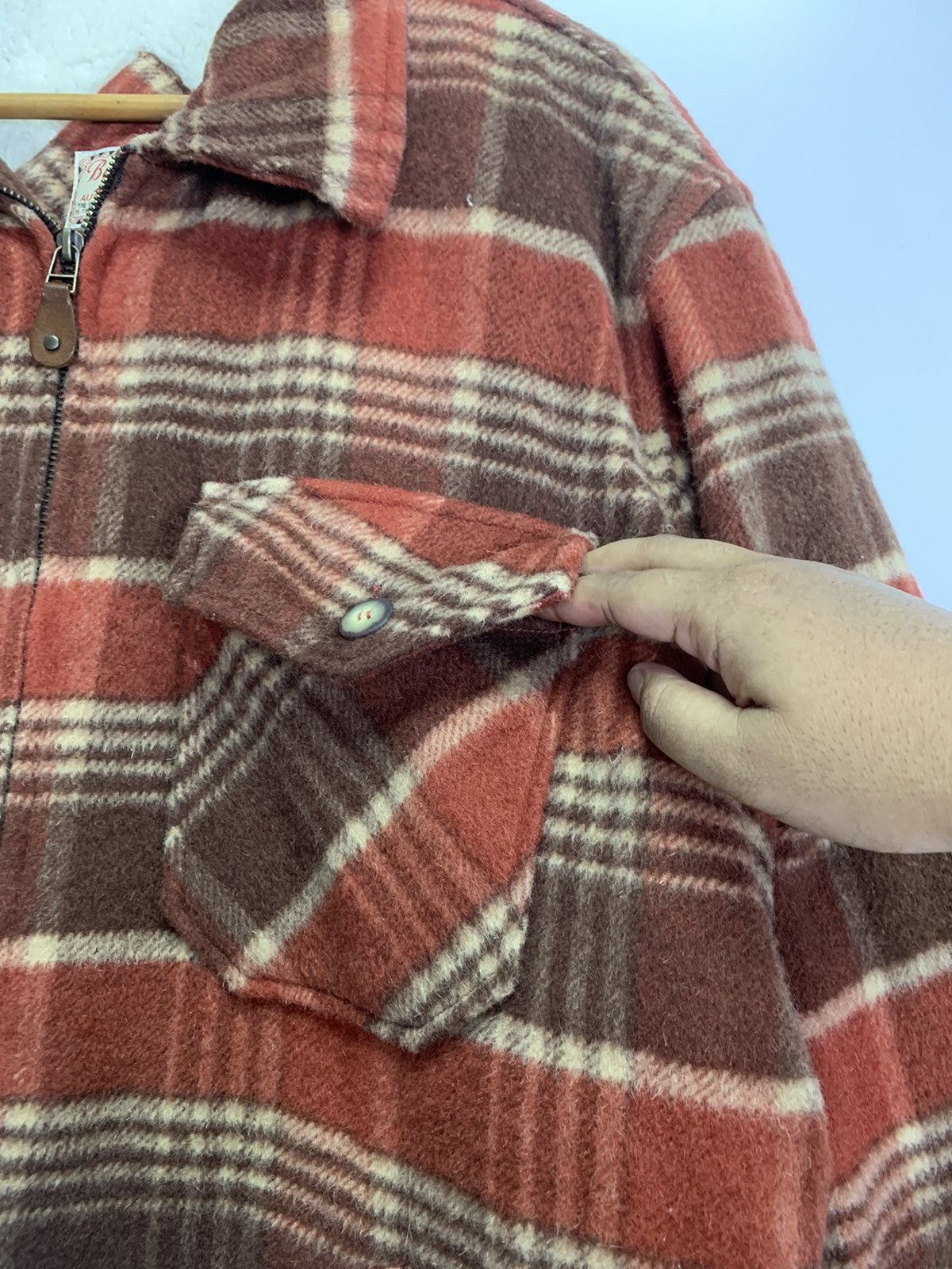 Flannel × Japanese Brand × Vintage Vintage Baranet Buttons Jacket Size US L / EU 52-54 / 3 - 8 Thumbnail