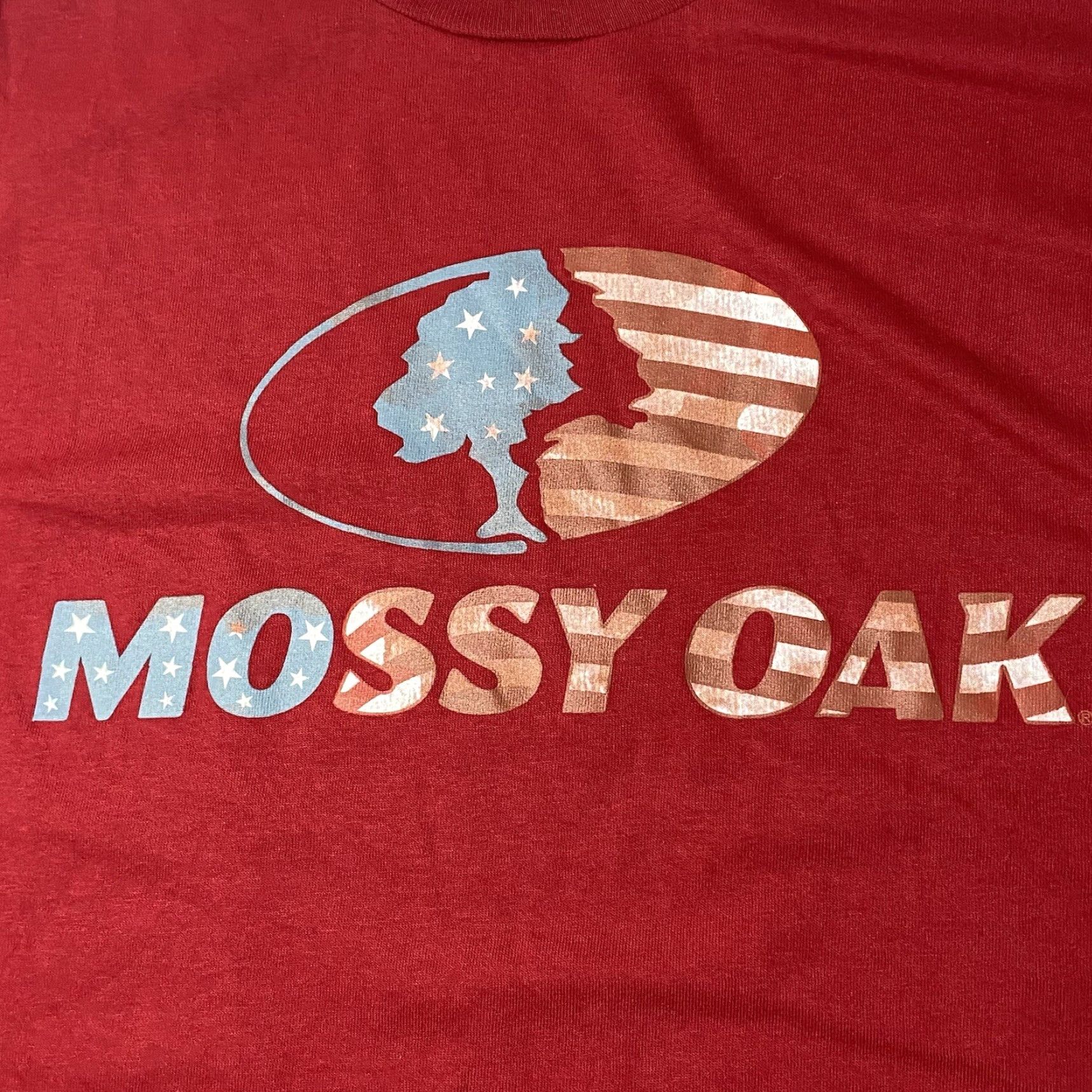Vintage Mossy Oak Mens Red USA Flag Logo Long Sleeve Shirt L 42/44 Shirt Mens Red USA Flag Logo Mossy Oak Long Sleeve Shirt 42/44 America Size US L / EU 52-54 / 3 - 7 Thumbnail
