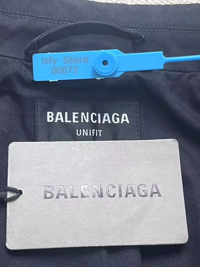 Balenciaga Balenciaga Solid Paper Clip Casual Long Sleeve Blazer Size US S / EU 44-46 / 1 - 5 Thumbnail