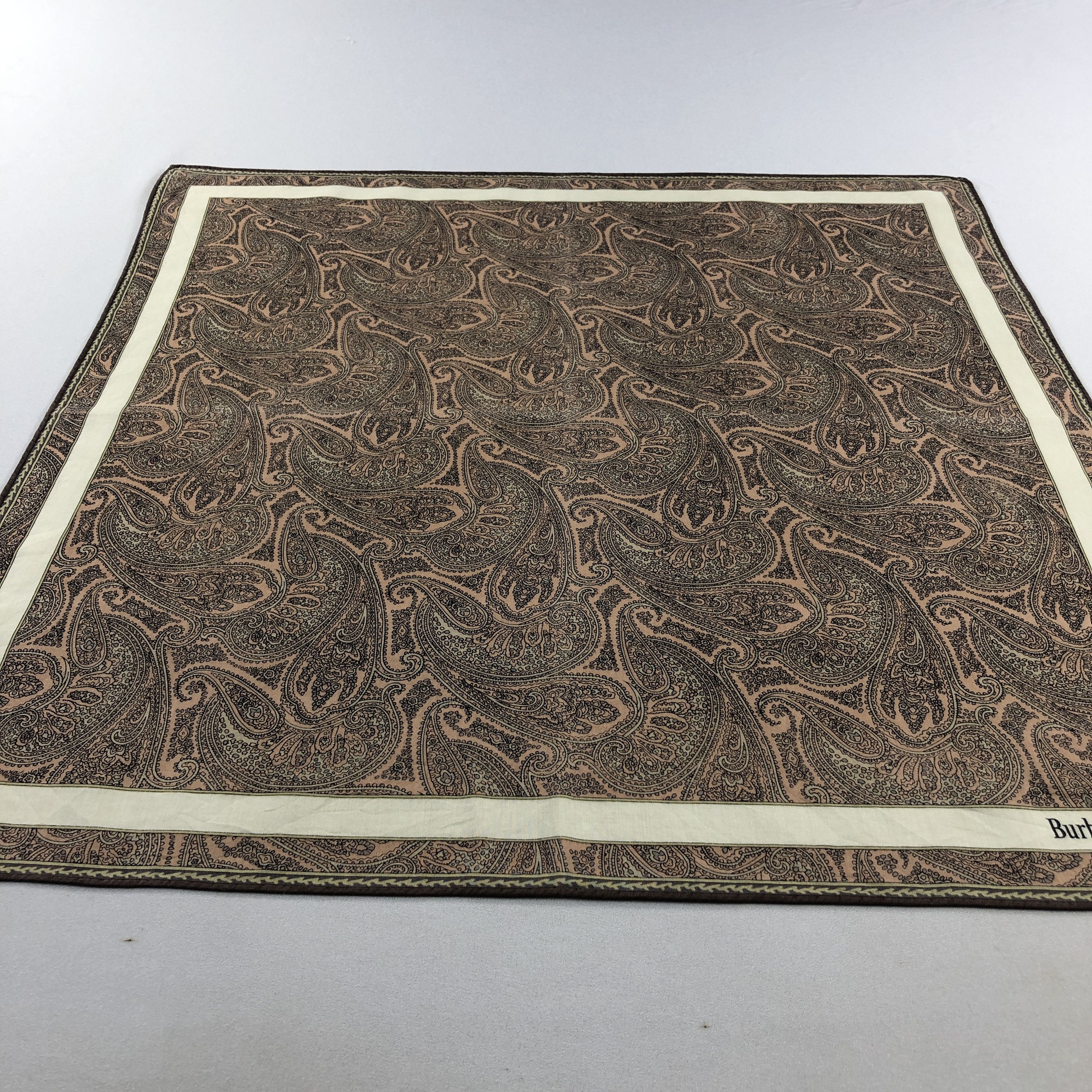 Burberry Burberry Handkerchief Neckerchief Bandana H2554 Size ONE SIZE - 5 Thumbnail