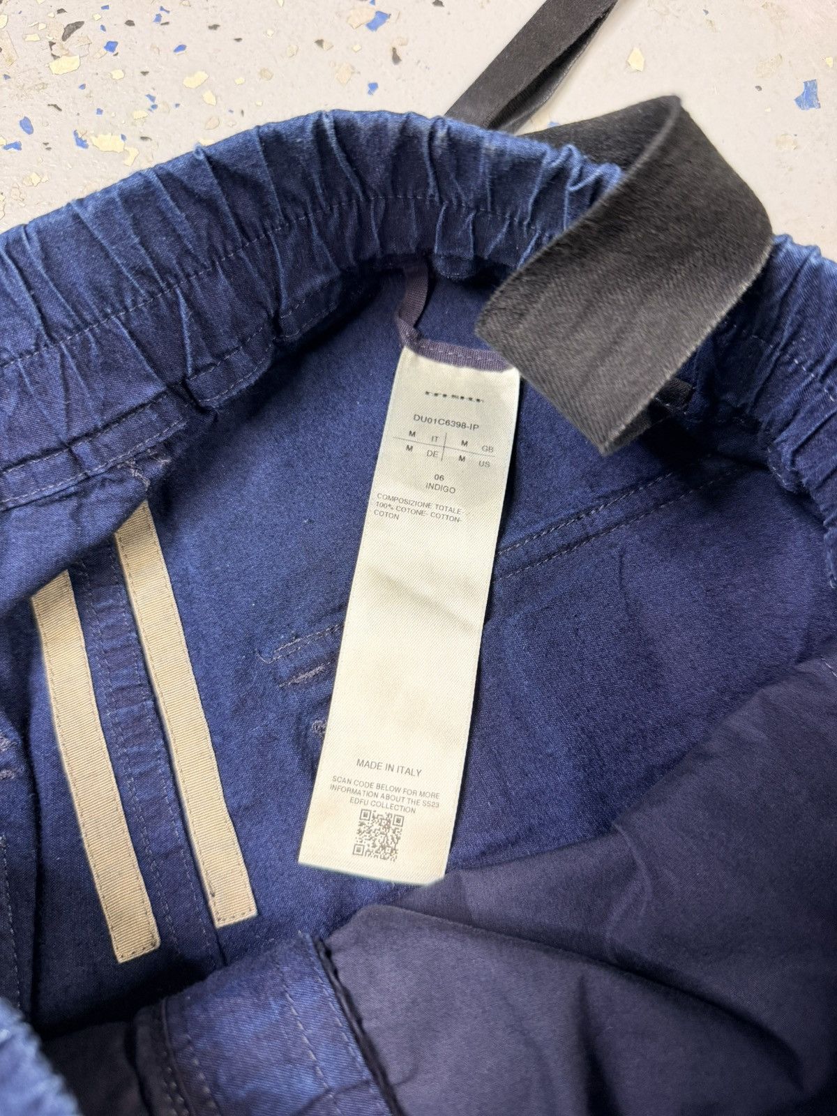 Rick Owens Drkshdw Rick Owens Indigo Double Cargo Belas Size US 32 / EU 48 - 4 Thumbnail