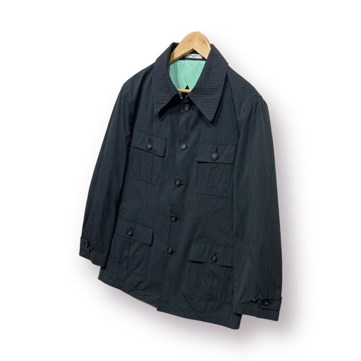 Japanese Brand 🔥 KANSAI YAMAMOTO PLAID COTTON WORKERS JACKET - M Size US M / EU 48-50 / 2 - 2 Thumbnail