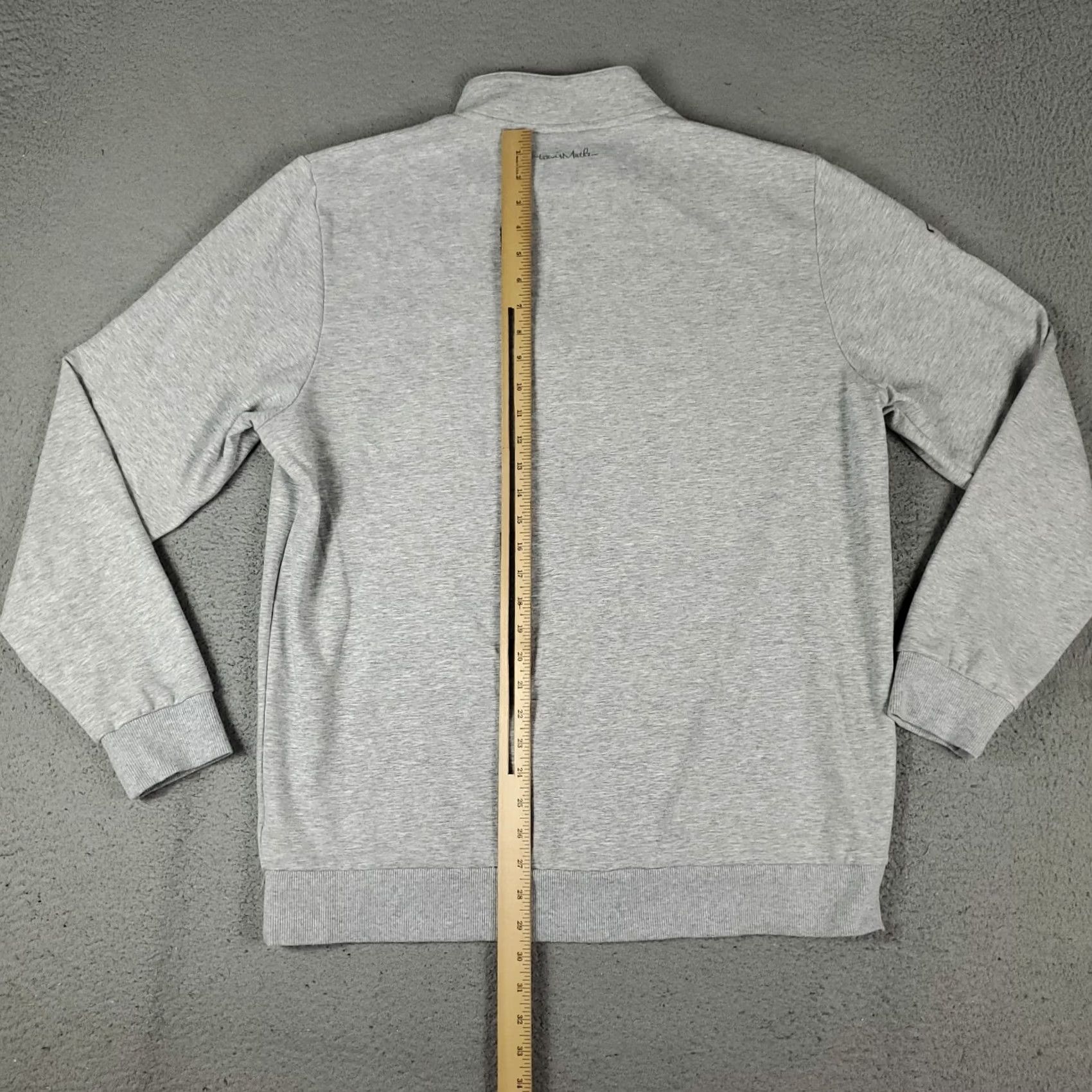 TravisMathew Travis Mathew Sweater Mens XL Gray 1/4 Zip Pullover Sweatshirt Shirt Adult XL Gray Logo 1/4 Zip Pullover Men Size US XL / EU 56 / 4 - 6 Thumbnail