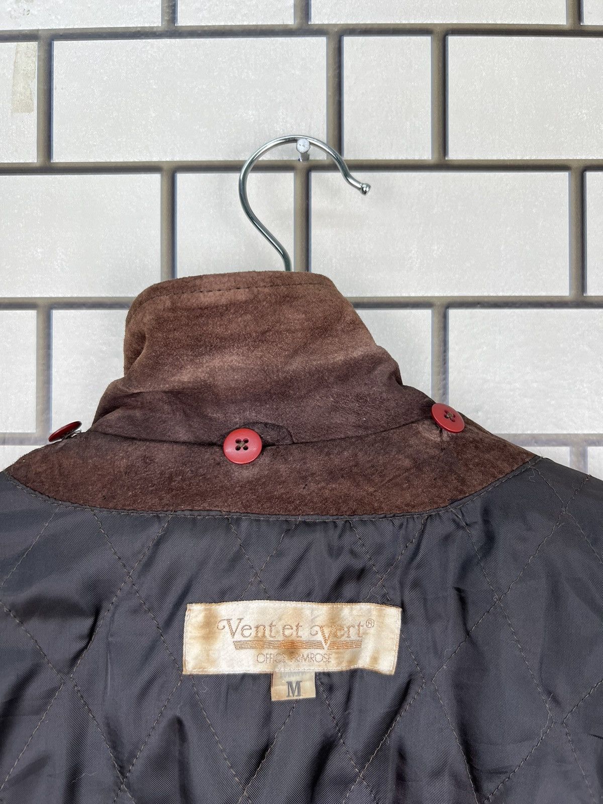 Japanese Brand × Vintage Vintage Vent et Vert Suede Jacket Size US M / EU 48-50 / 2 - 11 Thumbnail