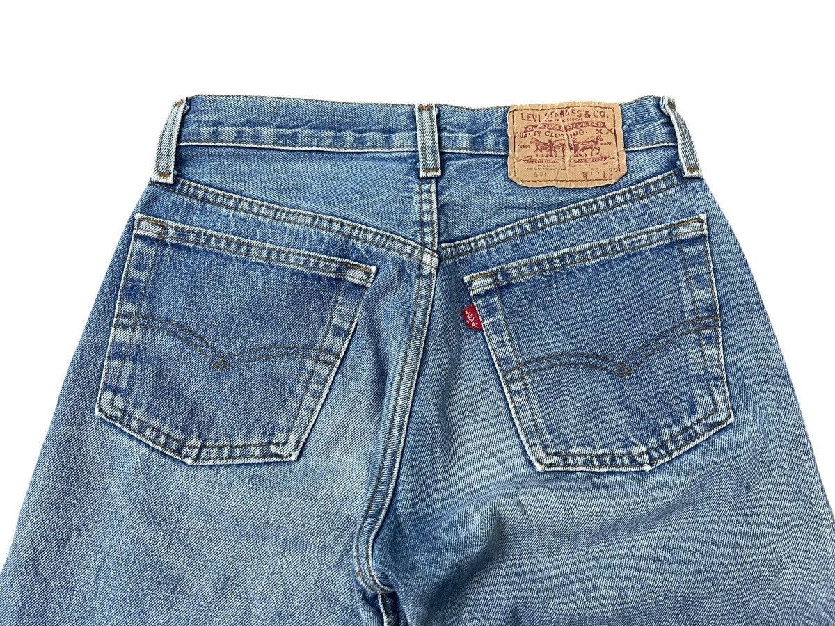 Levi's Vintage 80’s Levi’s 501 Straight Cut Jeans Size US 28 / EU 44 - 3 Thumbnail