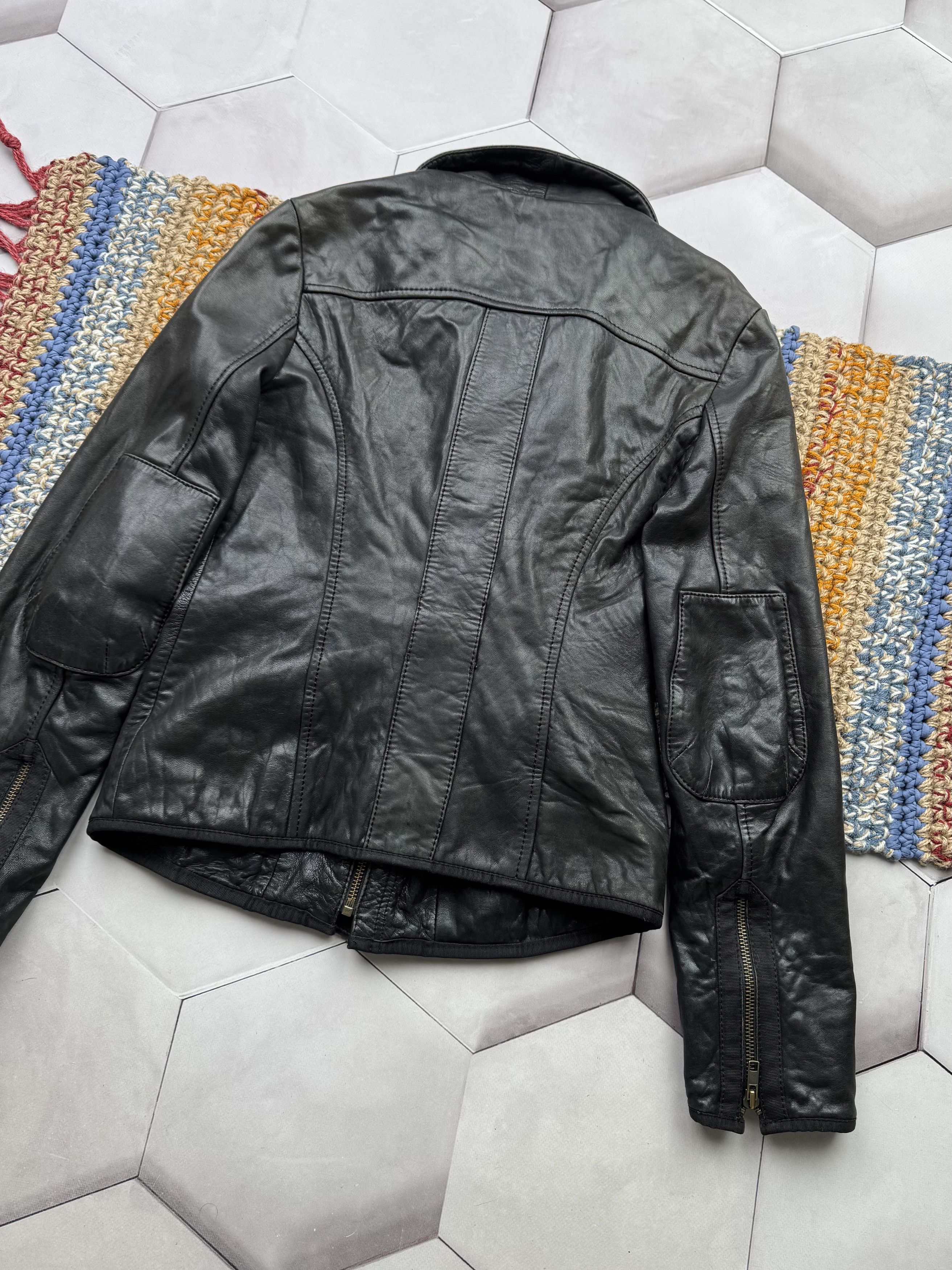 Vintage Vintage Cropped Leather Jacket Size S / US 4 / IT 40 - 13 Thumbnail