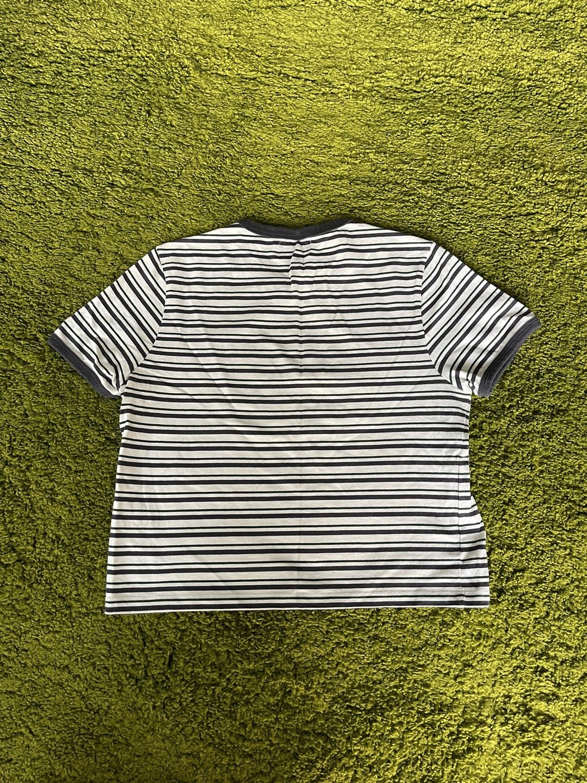 Designer × Stussy Stussy striped knit logo t-shirt Size M / US 6-8 / IT 42-44 - 2 Thumbnail