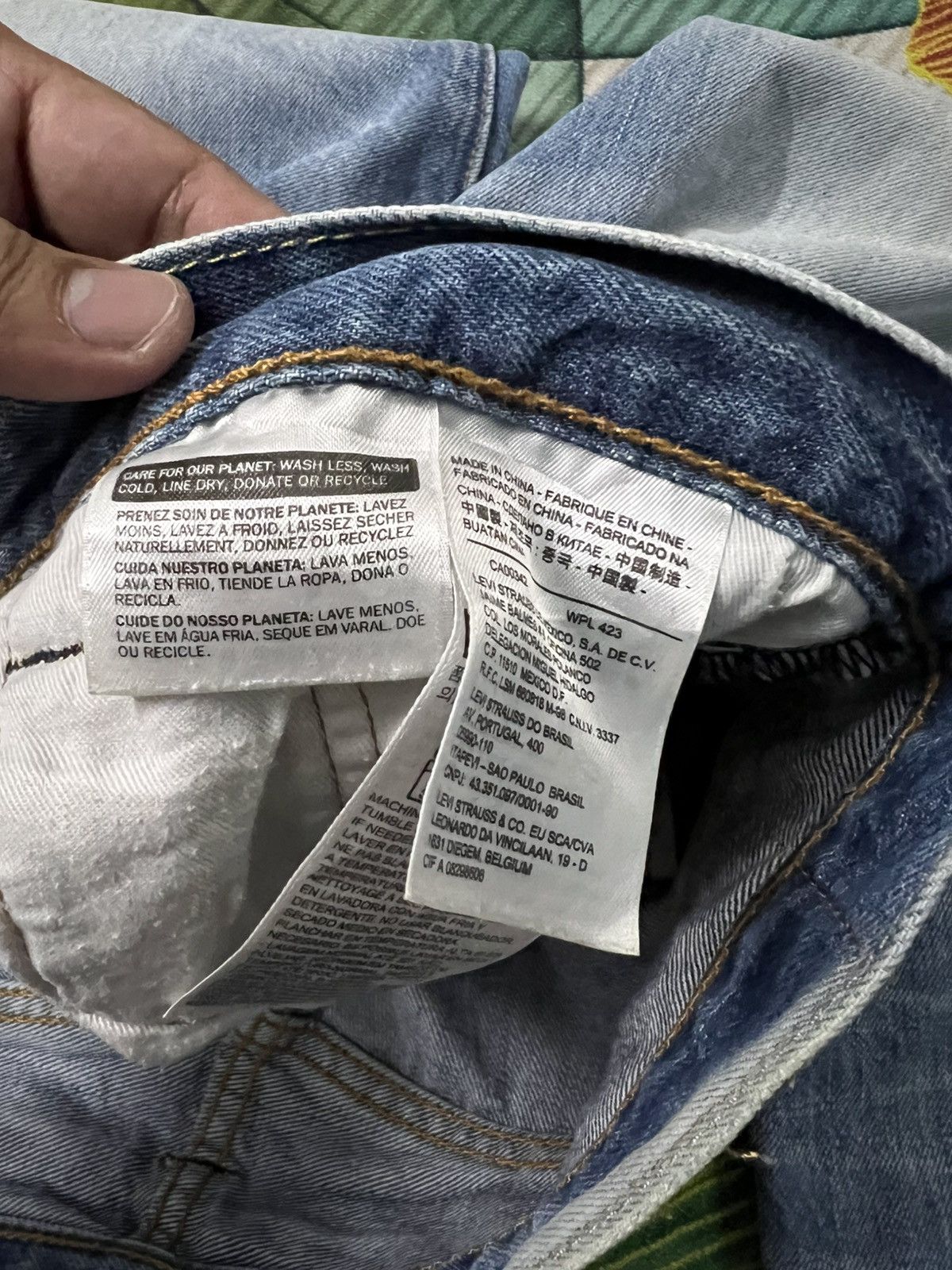 Levi's Vintage Levis 501 Distress Stone Wash Jean Size US 34 / EU 50 - 21 Thumbnail