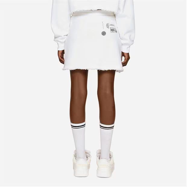 Dolce & Gabbana o1g2r1mq1024 Cotton Jersey Mini Skirts in White Size 28" / US 6 / IT 42 - 4 Thumbnail