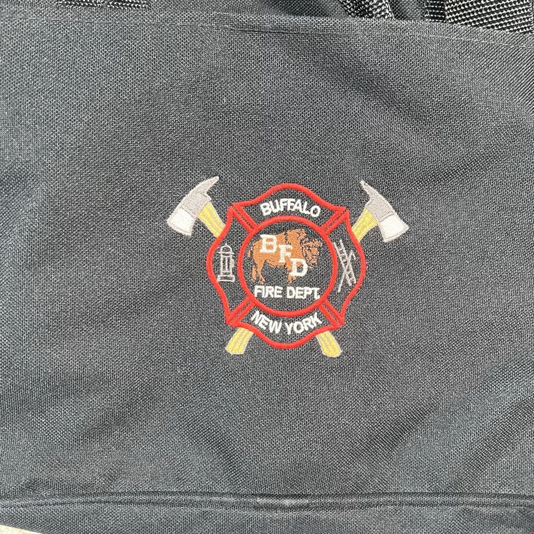 Vintage VINTAGE Messenger Bag NY Fire Department Buffalo New York Black Canvas Men Mens Bag Size ONE SIZE - 2 Thumbnail