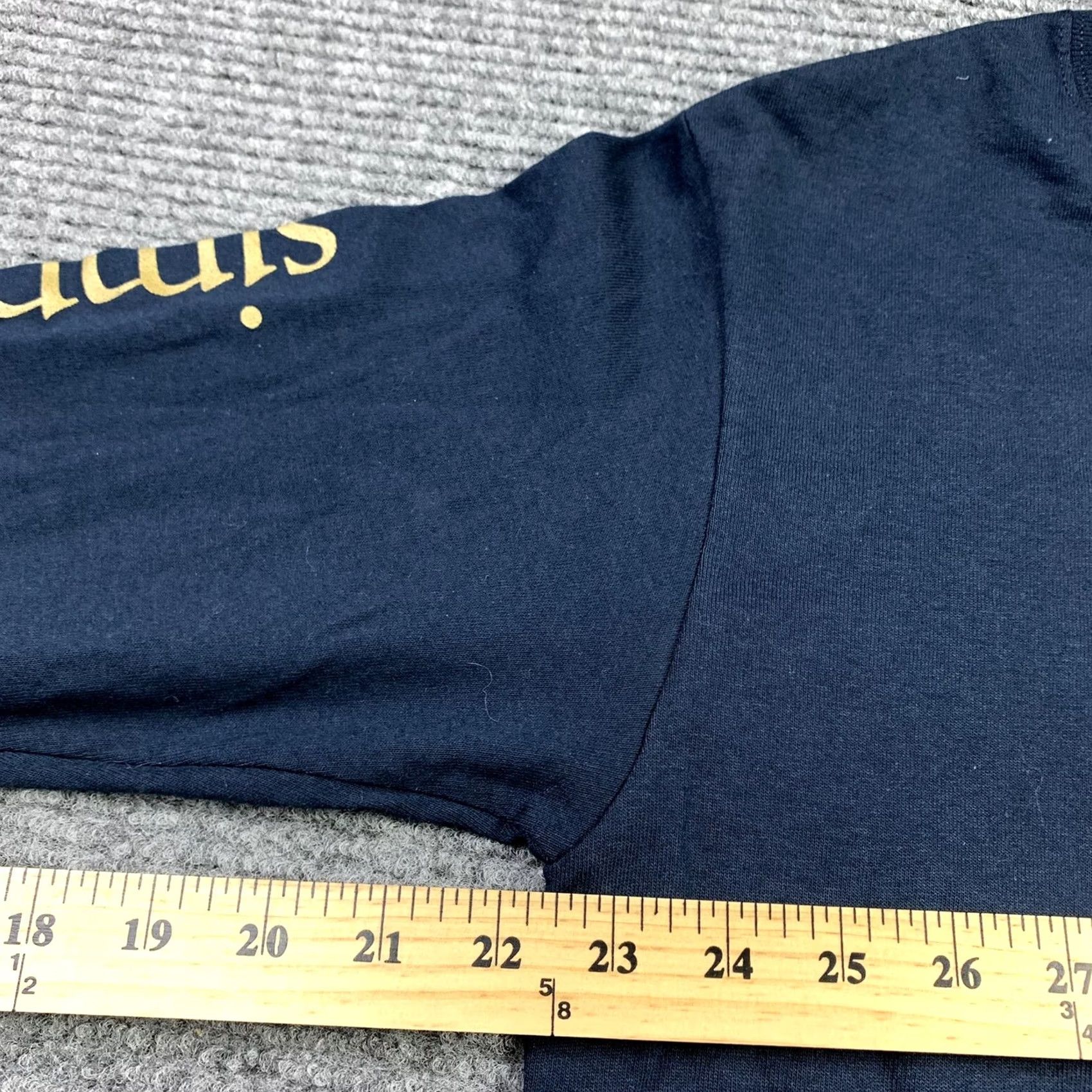 Vintage Simply Southern Wish Upon A Star Womens T-Shirt Small Glittery Star Fish Graphic Shirt Womens Small Blue Glitter Graphic Star Fish Logo Graphic Size S / US 4 / IT 40 - 7 Thumbnail