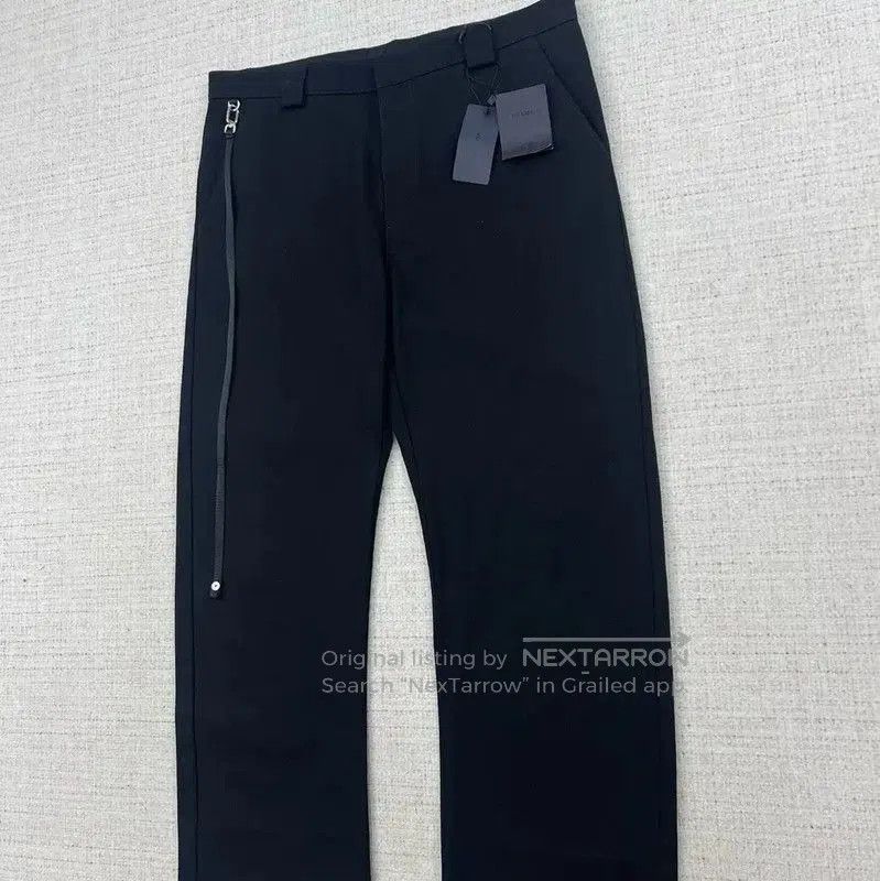 Prada Prada Black Cotton Logo Casual Pants for Men. Size US 42 / EU 58 - 2 Thumbnail