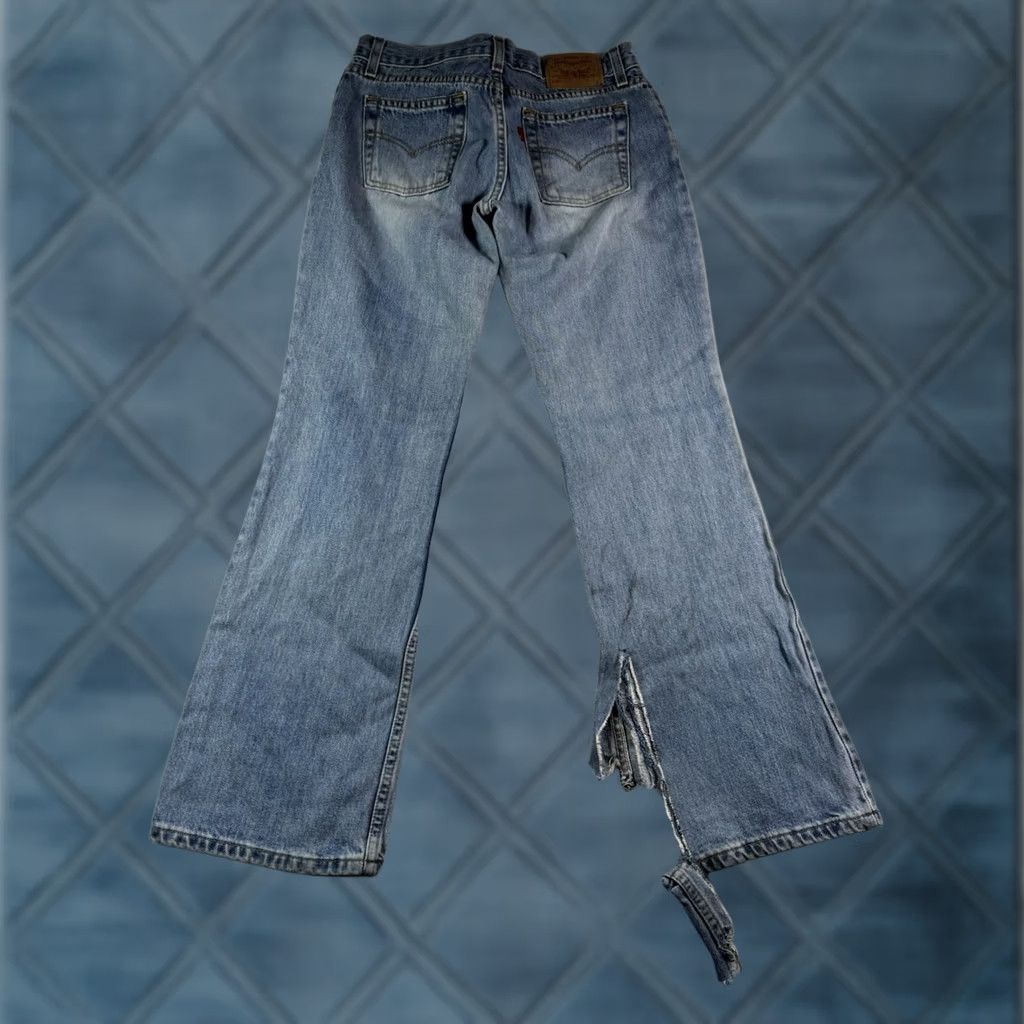 Levi's Levi's 518 Jeans Women Bootcut Denim Size 5 JR M Distressed Torn 90s USA Vintage Blue Denim Jeans Huntington? Size 27" / US 4 / IT 40 - 1 Thumbnail