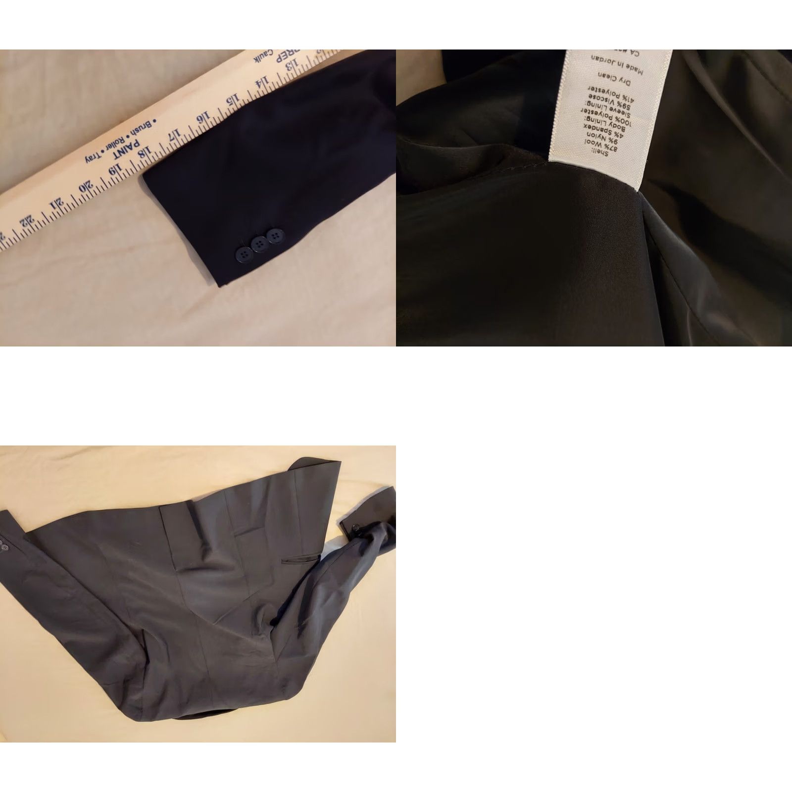 Talbots Womens Talbots Wool Jacket Blazer 4 Black Jacket Women 4 Wool Black Talbots Basic Jacket Womens Size S / US 4 / IT 40 - 8 Thumbnail