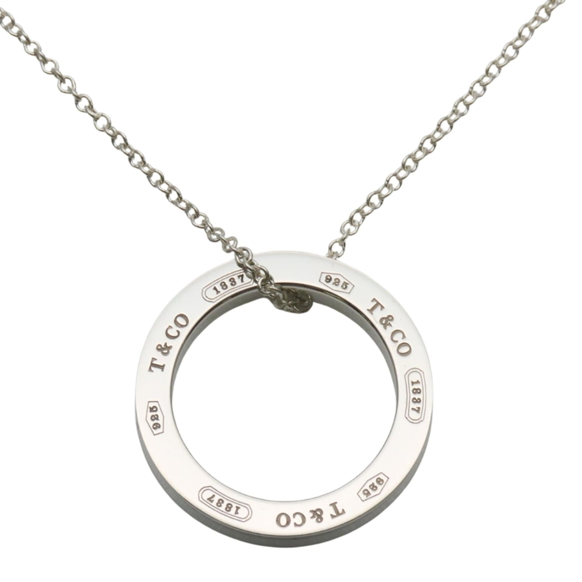 Tiffany & Co. Tiffany & Co. 1837 Circle Necklace, Sterling Silver 925 Pendant, Women's. Size ONE SIZE - 1 Thumbnail