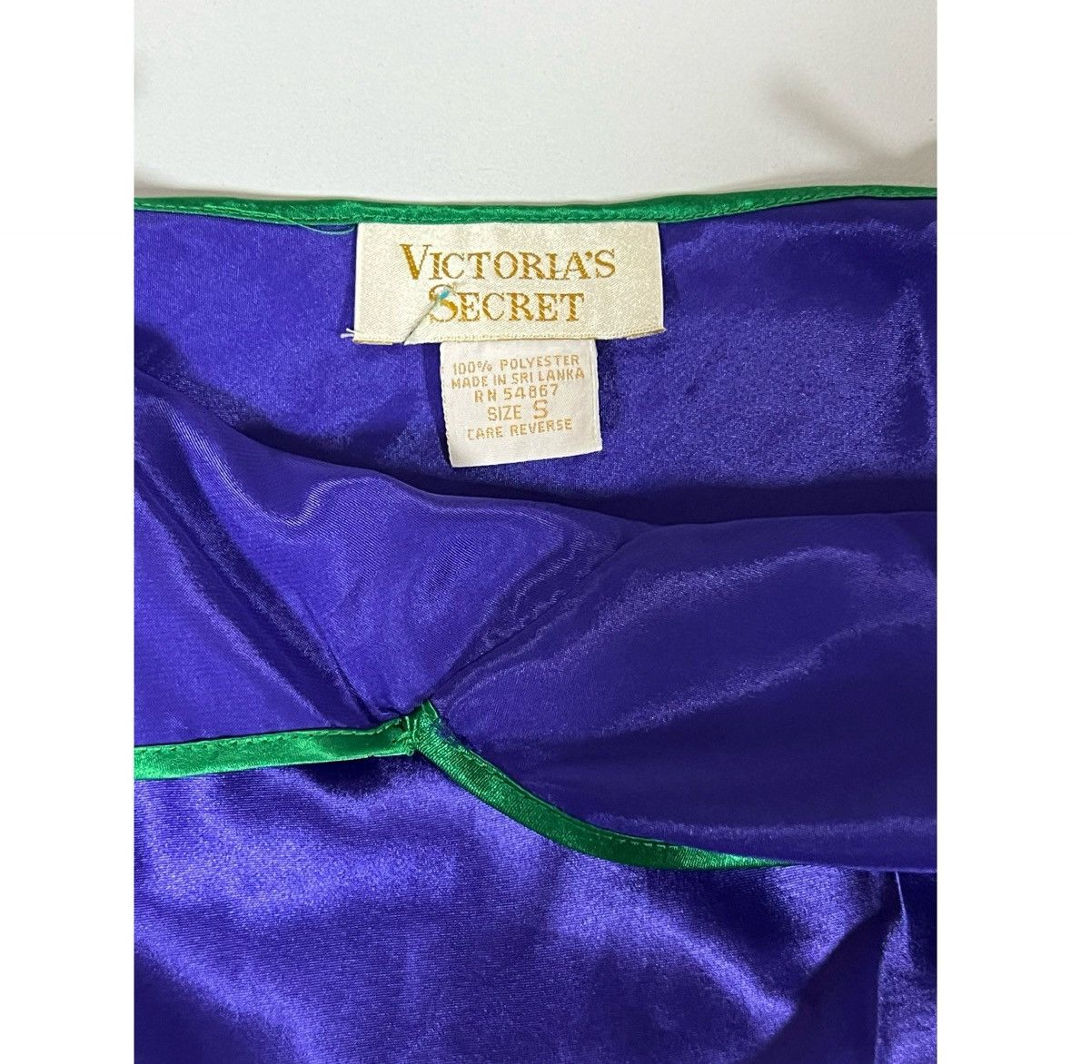 Victoria's Secret Purple Silk Vintage Gold Label Shirt Top Lingerie Size S 💜✨ Size S / US 4 / IT 40 - 5 Thumbnail