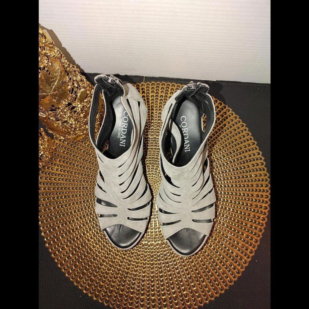Other Stylish Cordani Strappy Wedge Heels Size US 7.5 / IT 37.5 - 3 Thumbnail