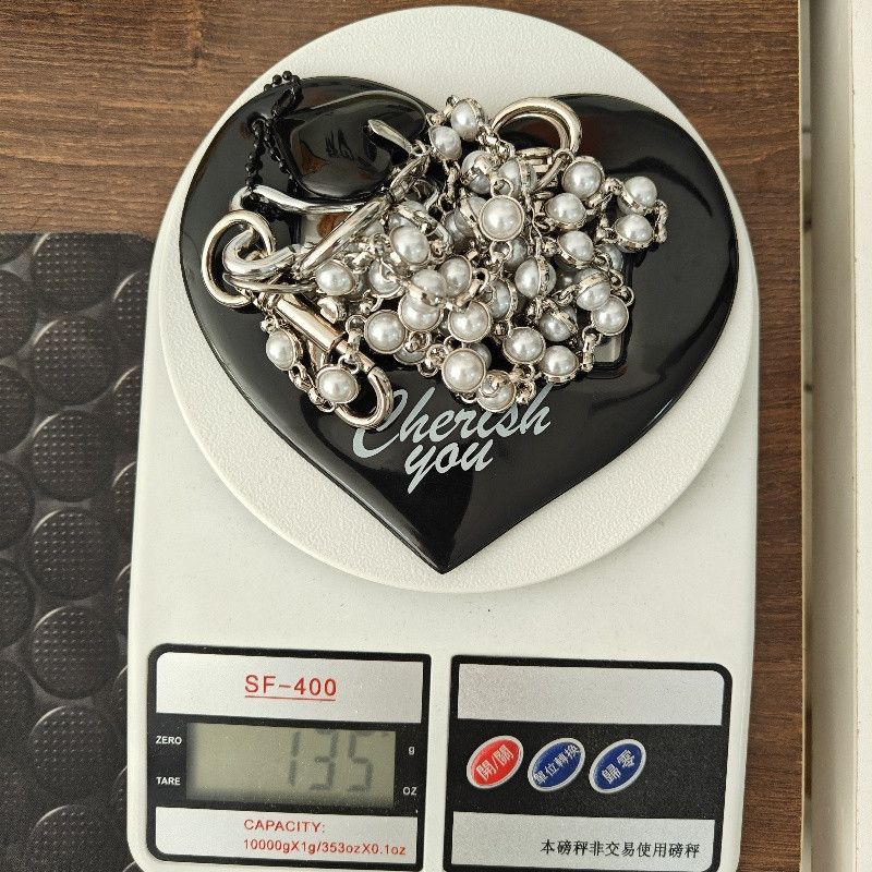Japanese Brand × Jewelry Pearl Pants Chain Heart Shape Photo Cover Key Buckle Size ONE SIZE - 9 Thumbnail
