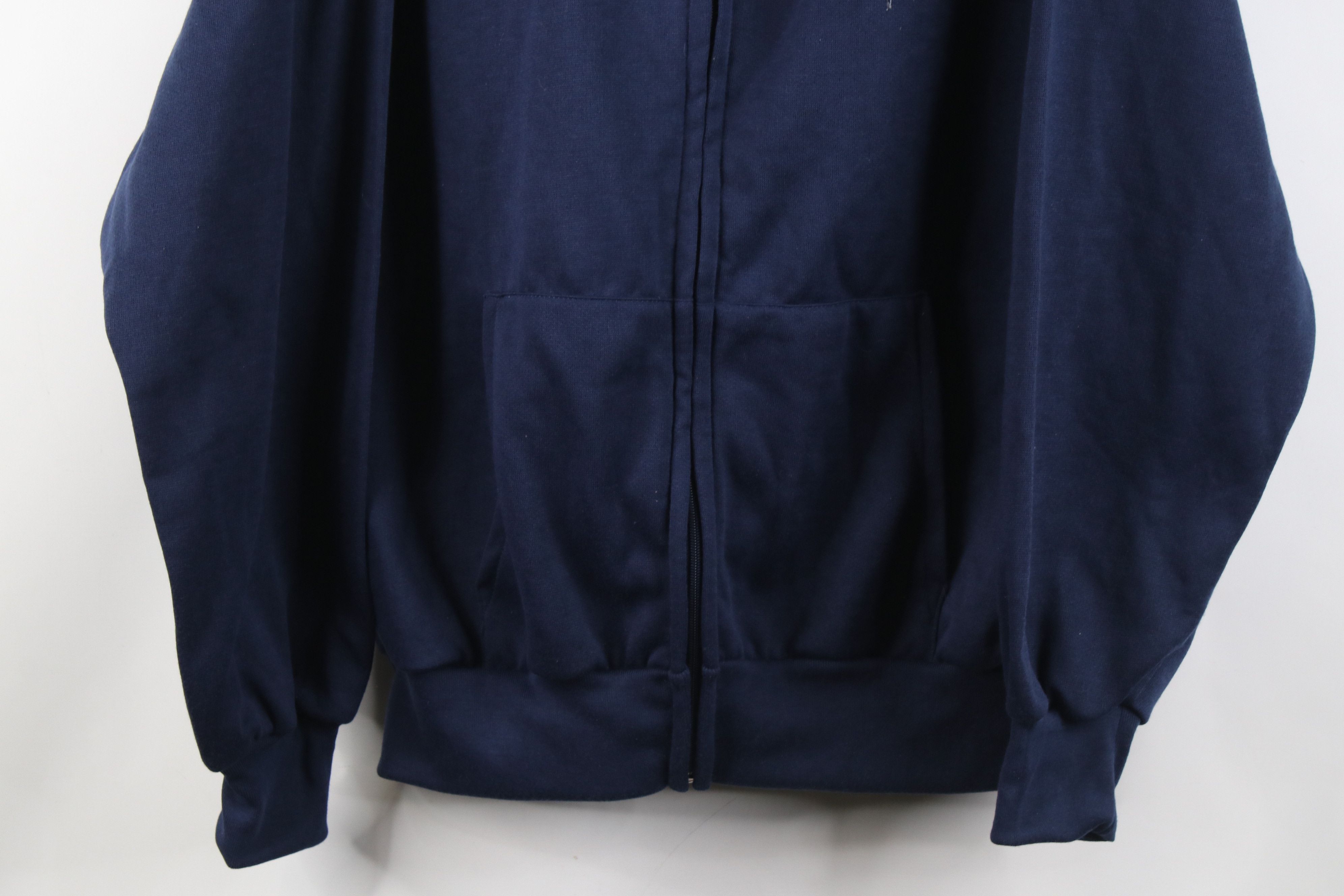 Vintage Deadstock Vintage 90s Streetwear Hoodie Sweatshirt Blue Size US M / EU 48-50 / 2 - 3 Thumbnail