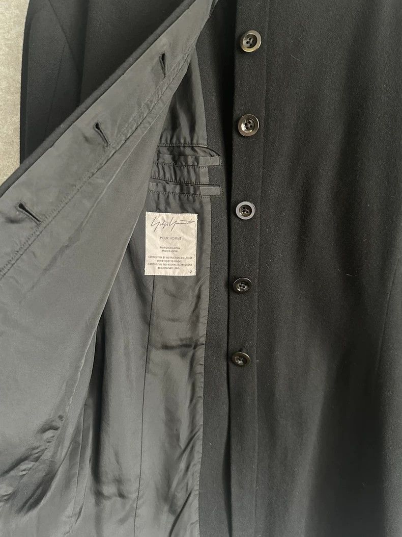 Yohji Yamamoto Yohji Yamamoto 07aw Black Wool Jacket with Standing Collar Size US M / EU 48-50 / 2 - 3 Thumbnail