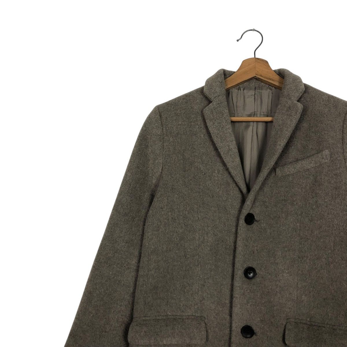 Japanese Brand 🔥RICH BROWN WOOL JACKET BUTTON STUDIOS JAPAN ISSEY MIYAKE Size US S / EU 44-46 / 1 - 10 Thumbnail