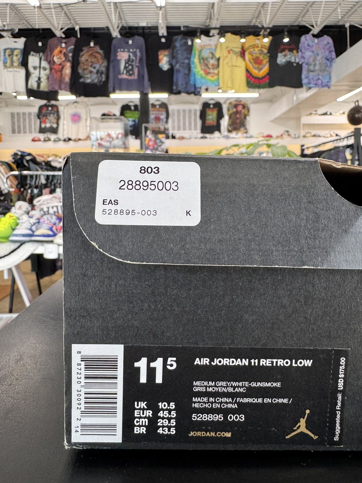 Jordan Brand Air Jordan 11 Low Cool Grey Size 11.5 (2018) Size US 11.5 / EU 44-45 - 12 Thumbnail
