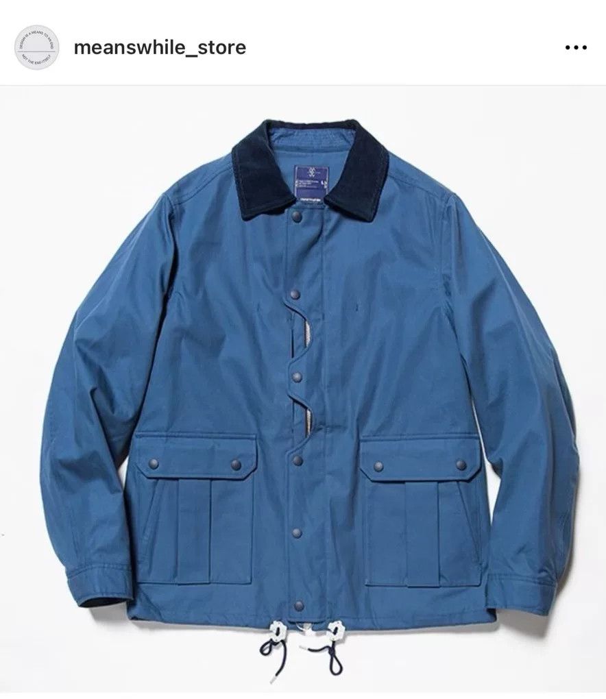 Japanese Brand Meanswhile Lapel Cadre Jacket Size US M / EU 48-50 / 2 - 1 Thumbnail