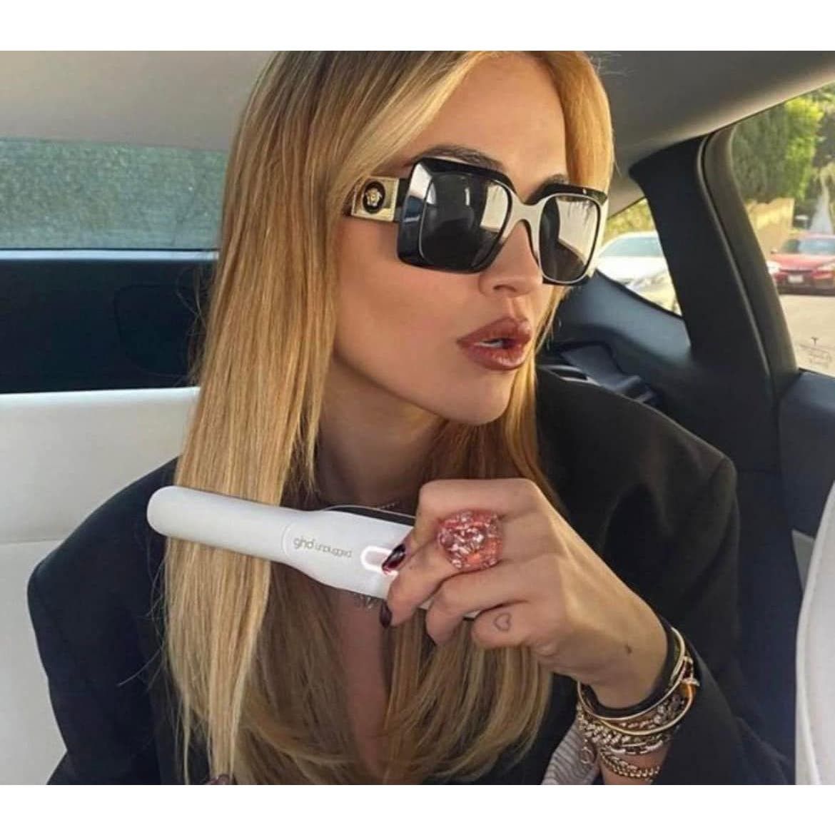 image of New Versace Ve4405 Black Sunglasses, Men's