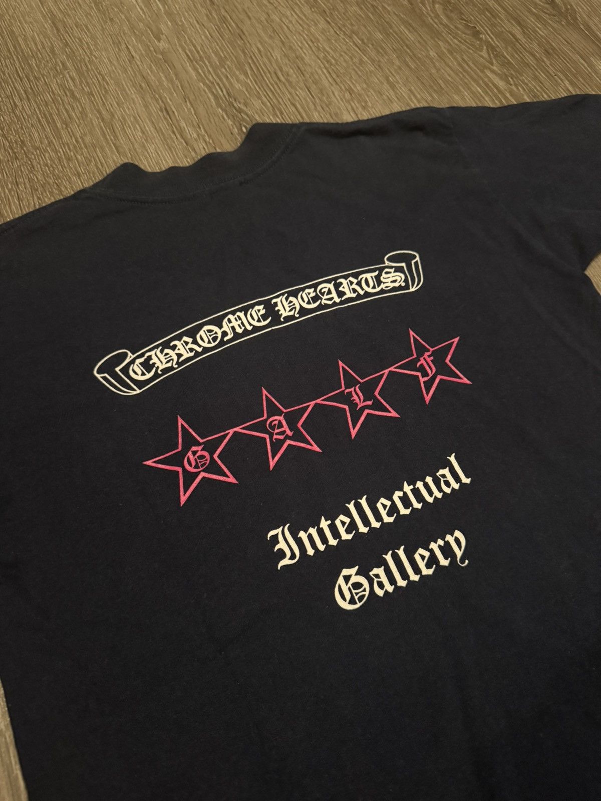 Chrome Hearts Chrome Hearts Vintage Intellectual Gallery Tee Navy Size US S / EU 44-46 / 1 - 2 Thumbnail