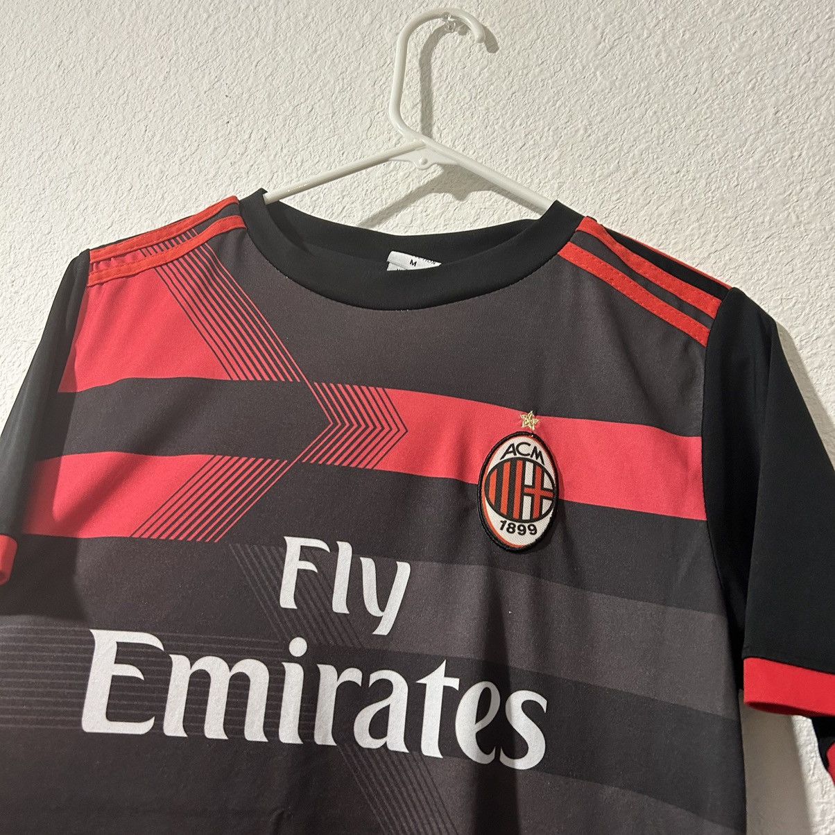 Other AC Milan 2017-18 Soccer Jersey Black/Red Men’s Medium Size US M / EU 48-50 / 2 - 2 Thumbnail