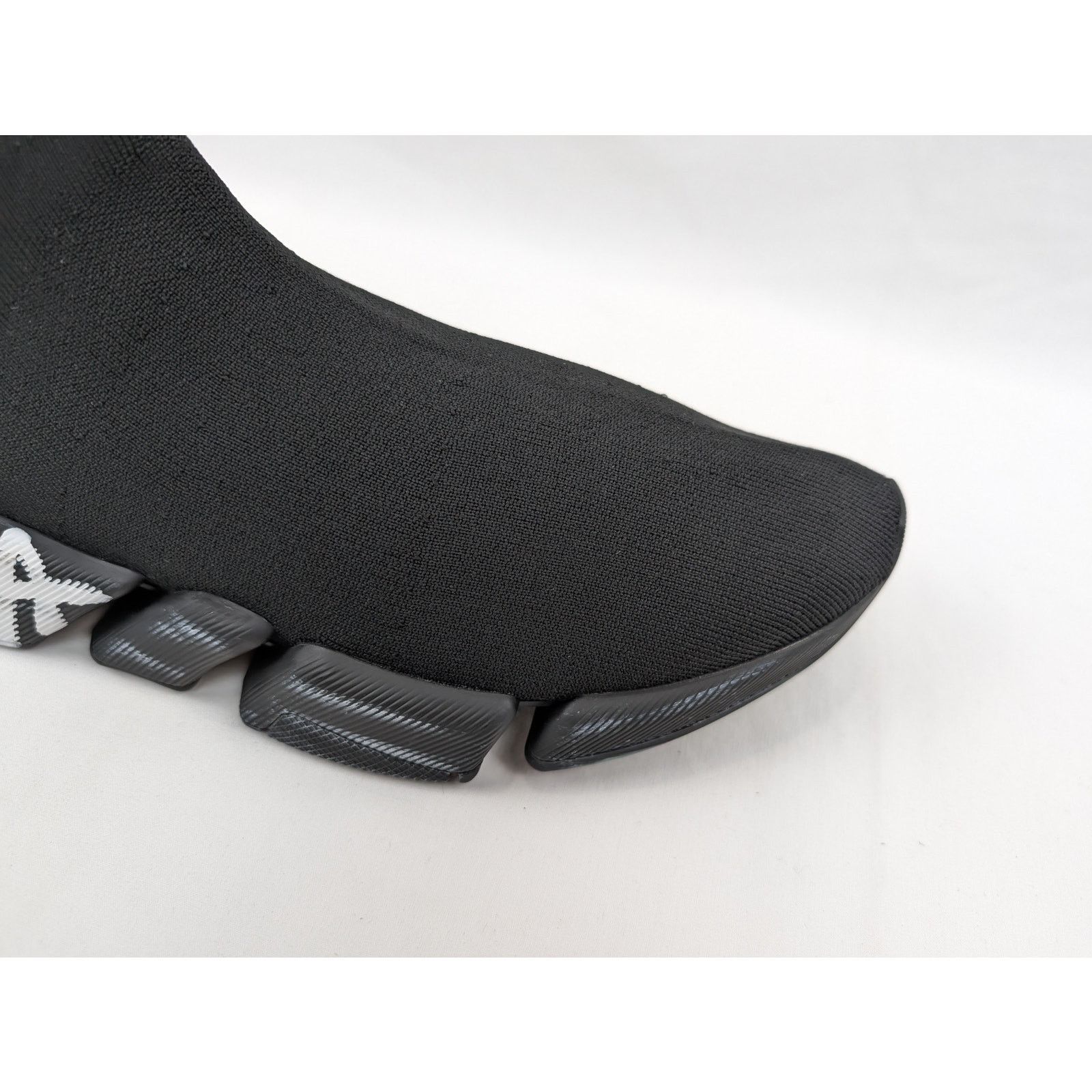 Balenciaga o1rshd1 Speed 2.0 Graffiti Sneakers in Black/White Size US 13 / EU 46 - 3 Thumbnail